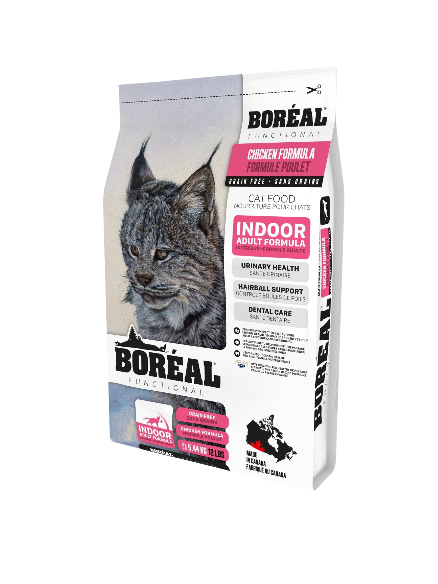 BORÉAL - Nourriture functionnal pour chat d'intérieur