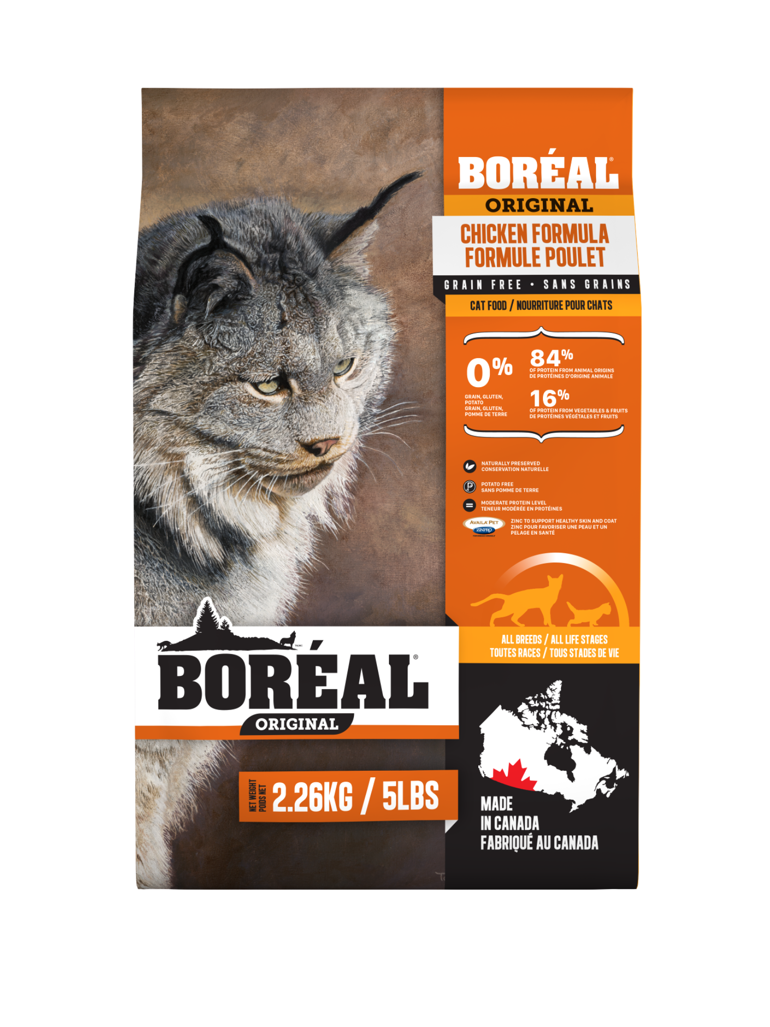 BORÉAL - Poulet original pour chat