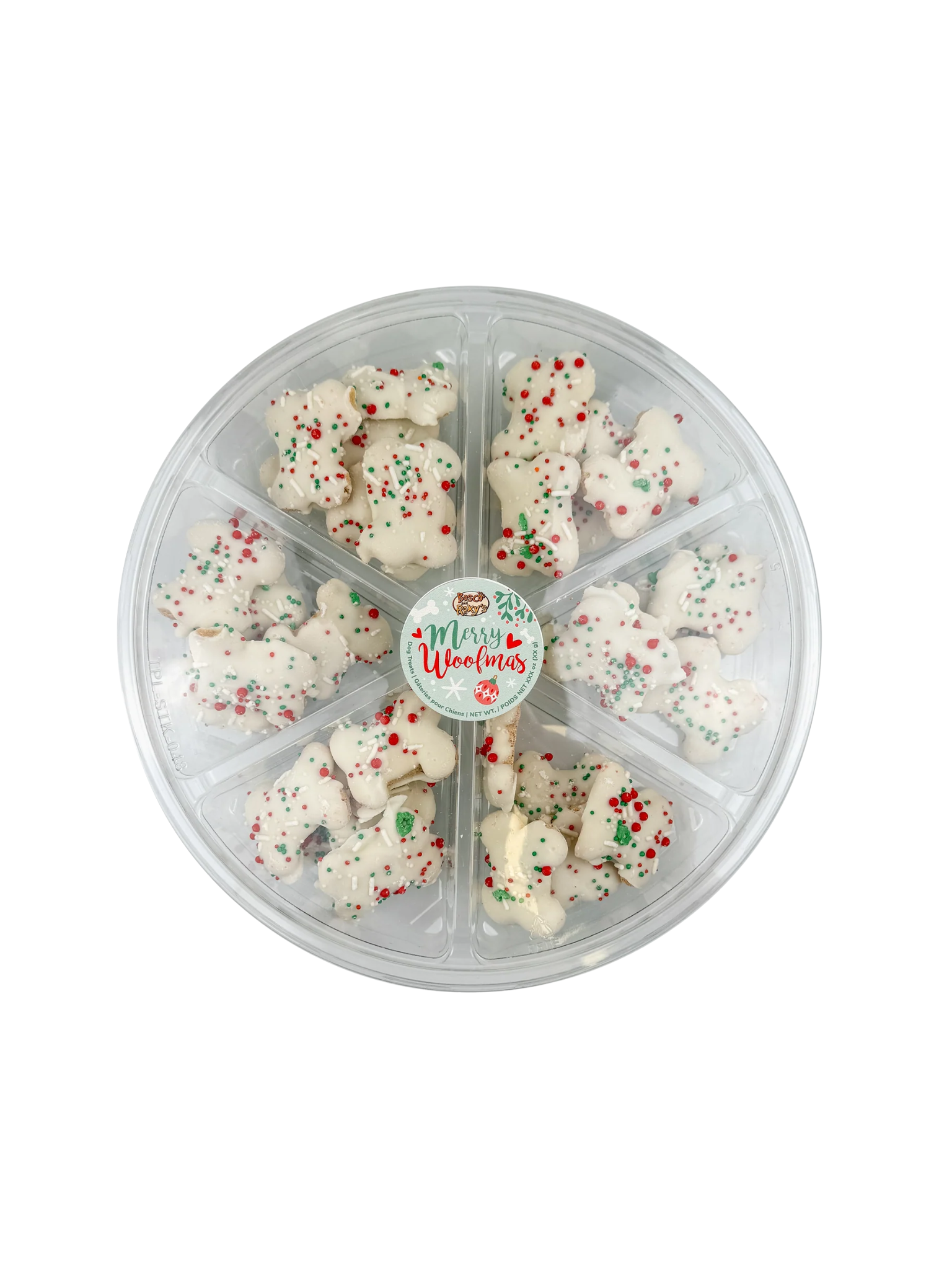 BOSCO & ROXY'S - Plateau  biscuit de noël large