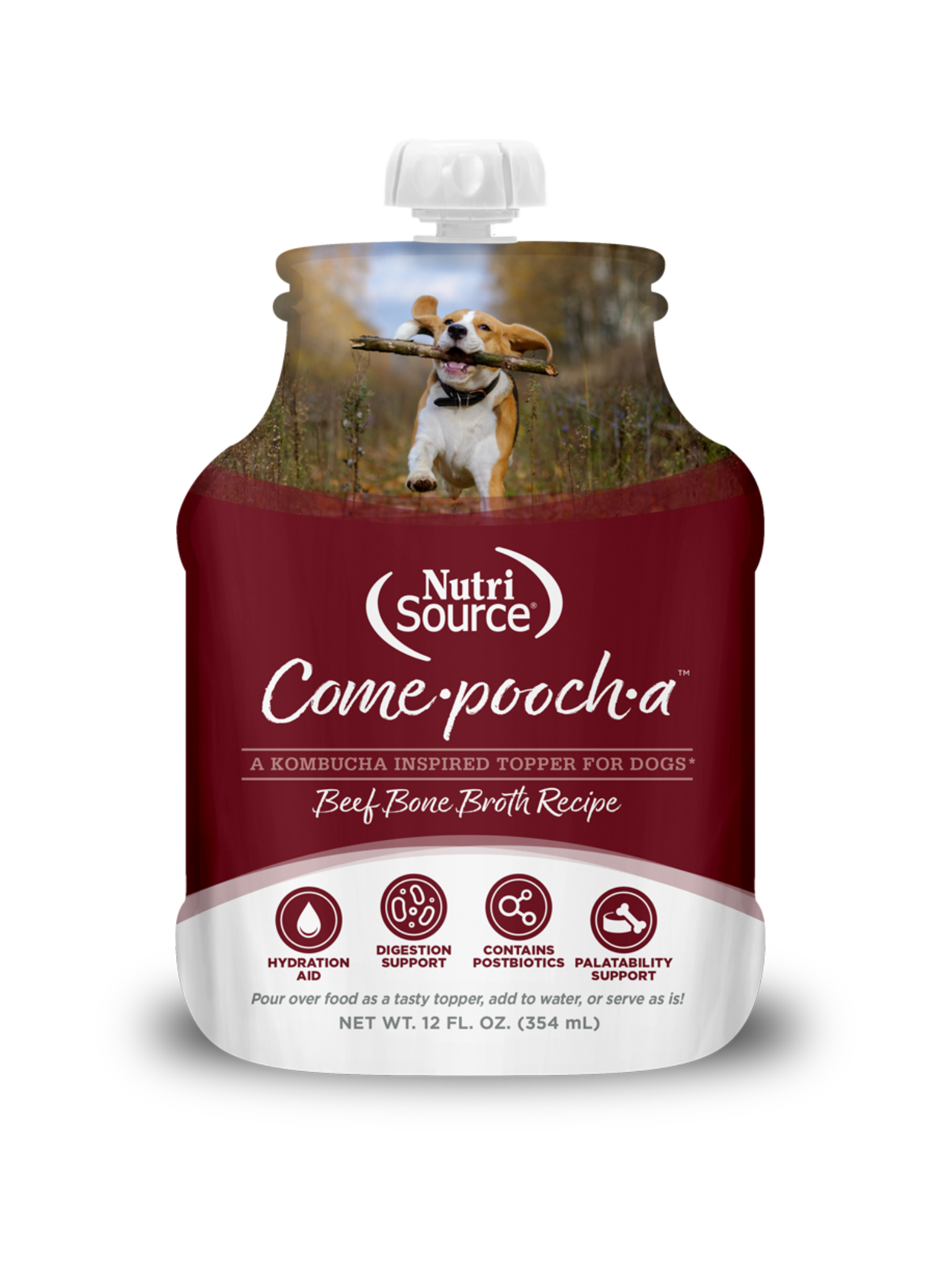 Nutrisource bouillons d'os au boeuf pour chien. Bêtes Gourmandes, boutique spécialisée alimentation, éducation et sports pour chiens à Québec.