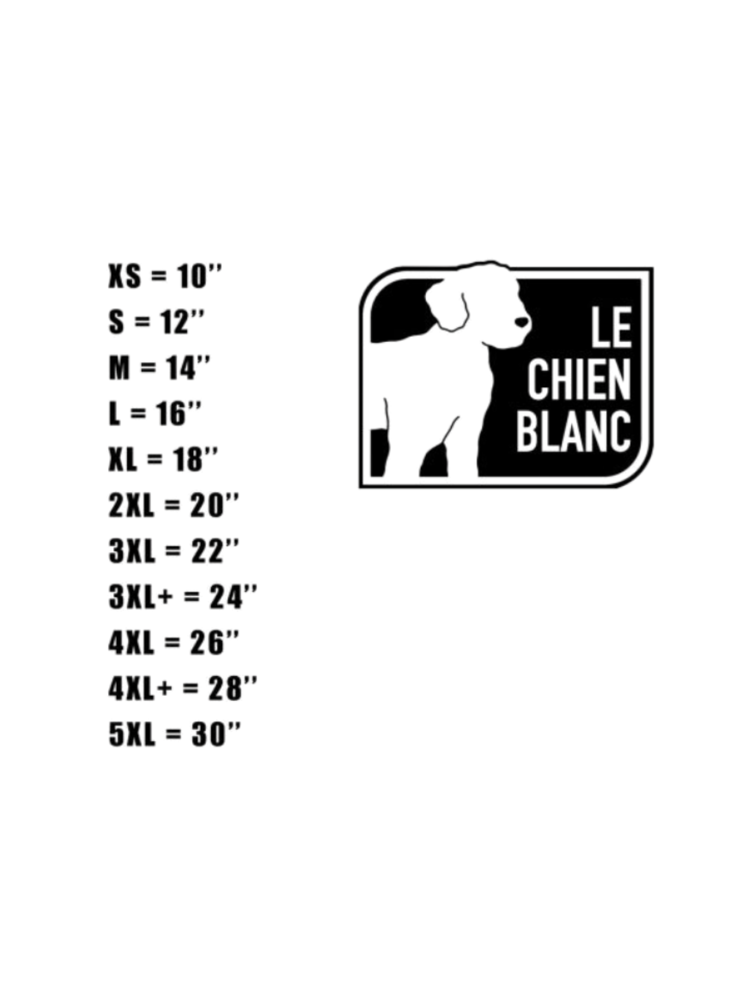 LE CHIEN BLANC - Manteau 4 pattes Brave