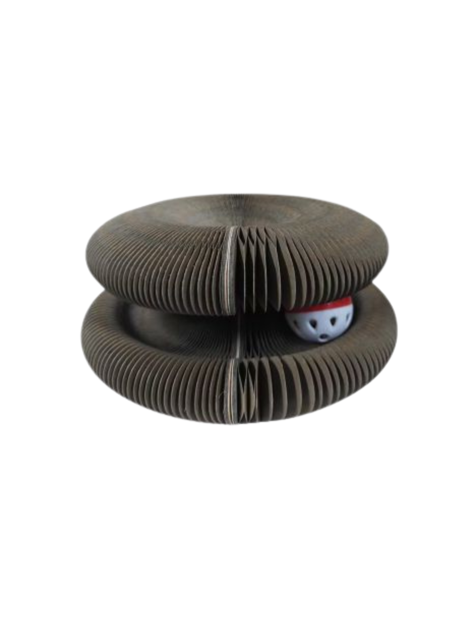 BUD'Z - Jouet cartonné avec balle pour chat. Bêtes Gourmandes, boutique spécialisée alimentation, éducation et sports pour chien à Québec.