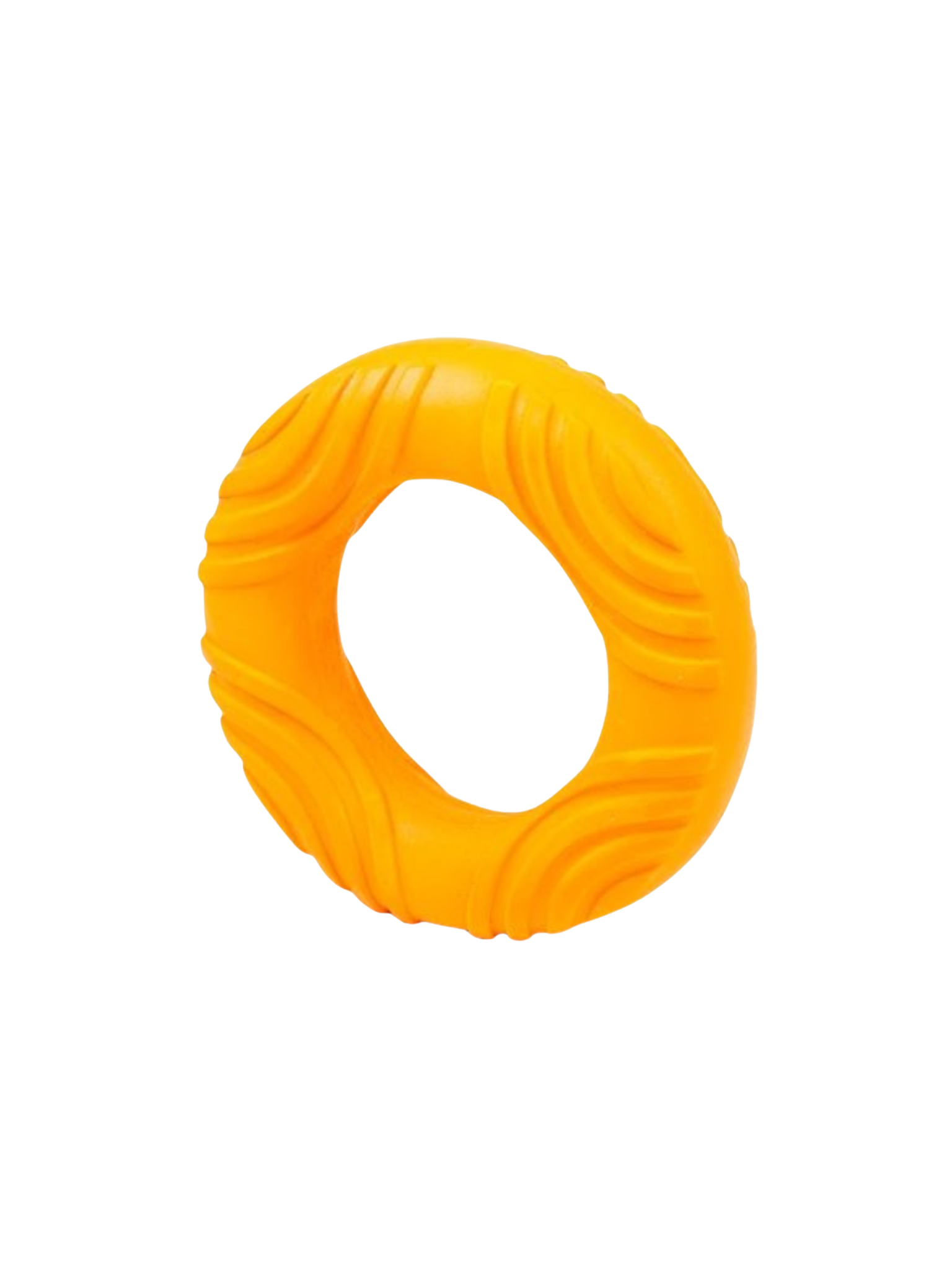 Bud'Z - Jouet Latex Anneau Orange. Bêtes Gourmandes, spécialiste en nourriture et produits pour chien et chat en ligne et en magasin à Québec.