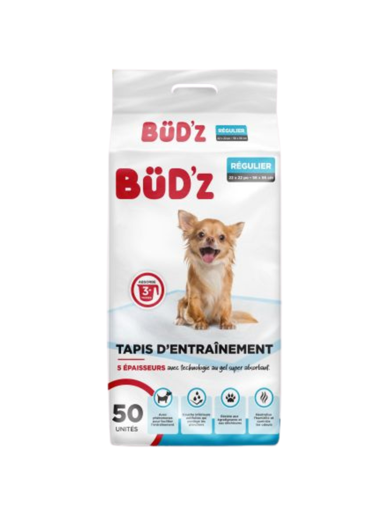 Bud'Z - Tapis D'Entrainement 22" X 22". Bêtes Gourmandes, spécialiste en nourriture et produits pour chien et chat en ligne et en magasin à Québec.
