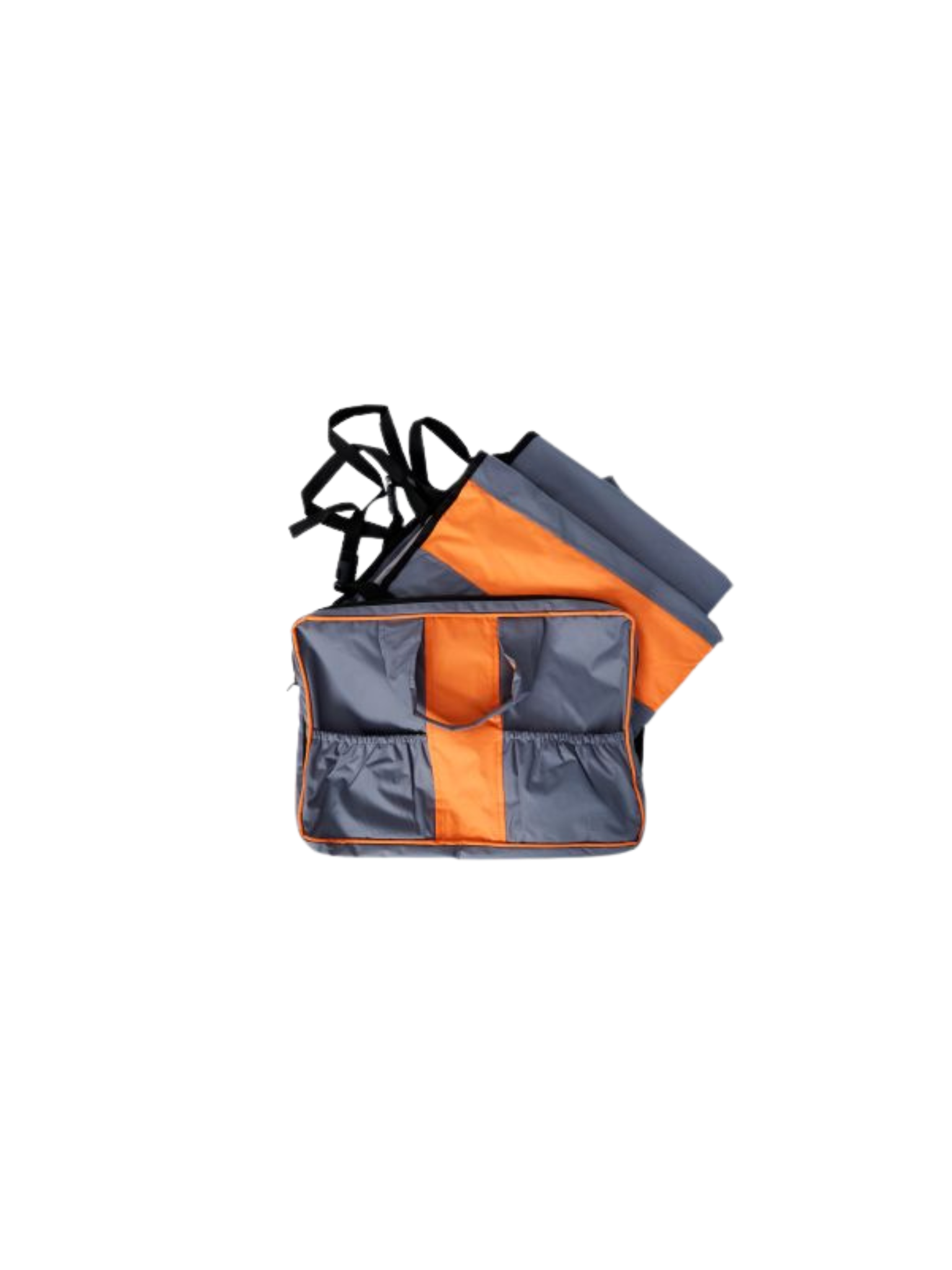 BUD'Z - Housse orange & grise pour voiture. Bêtes Gourmandes, boutique spécialisée alimentation, éducation et sports pour chiens à Québec.