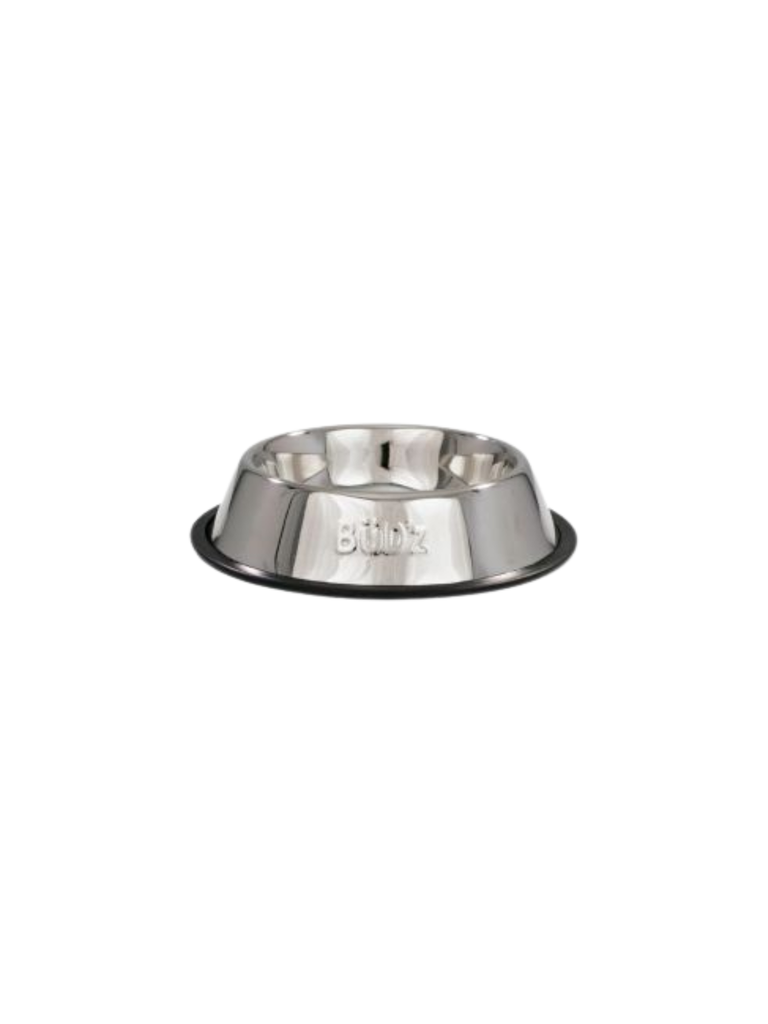 Les bols BüD'z sont fait d'acier inoxydable. Couleurs tendances et attrayantes. Produit essentiel. Lavable au lave-vaisselle. Facile à nettoyer. Bêtes Gourmandes spécialiste en nutrition chien et chat et comportement canin à Québec.