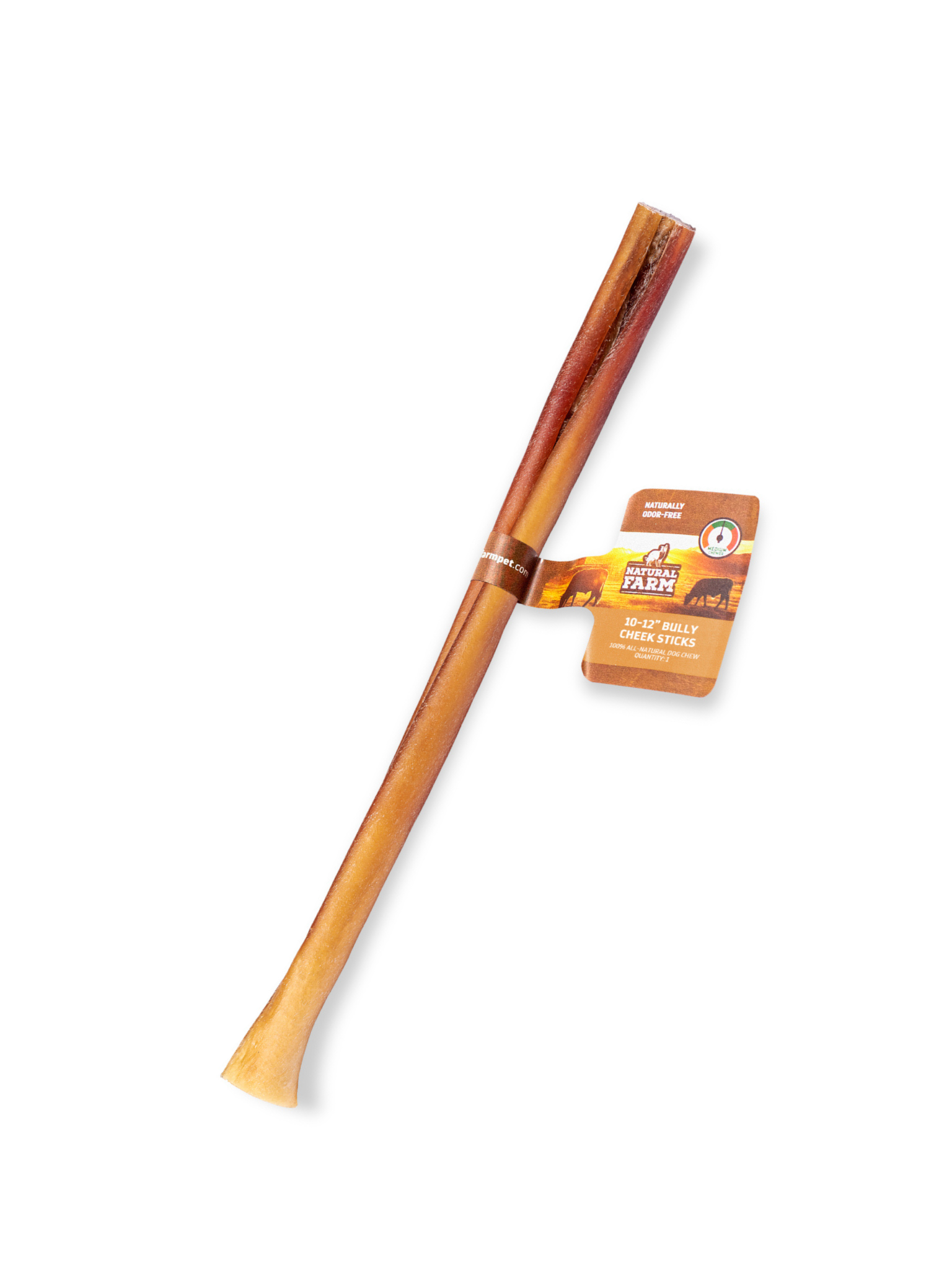 NATURAL FARM PET - Bâton de joue de boeuf 10-12po. Bêtes Gourmandes, boutique spécialisée alimentation, éducation et sports pour chiens à Québec.