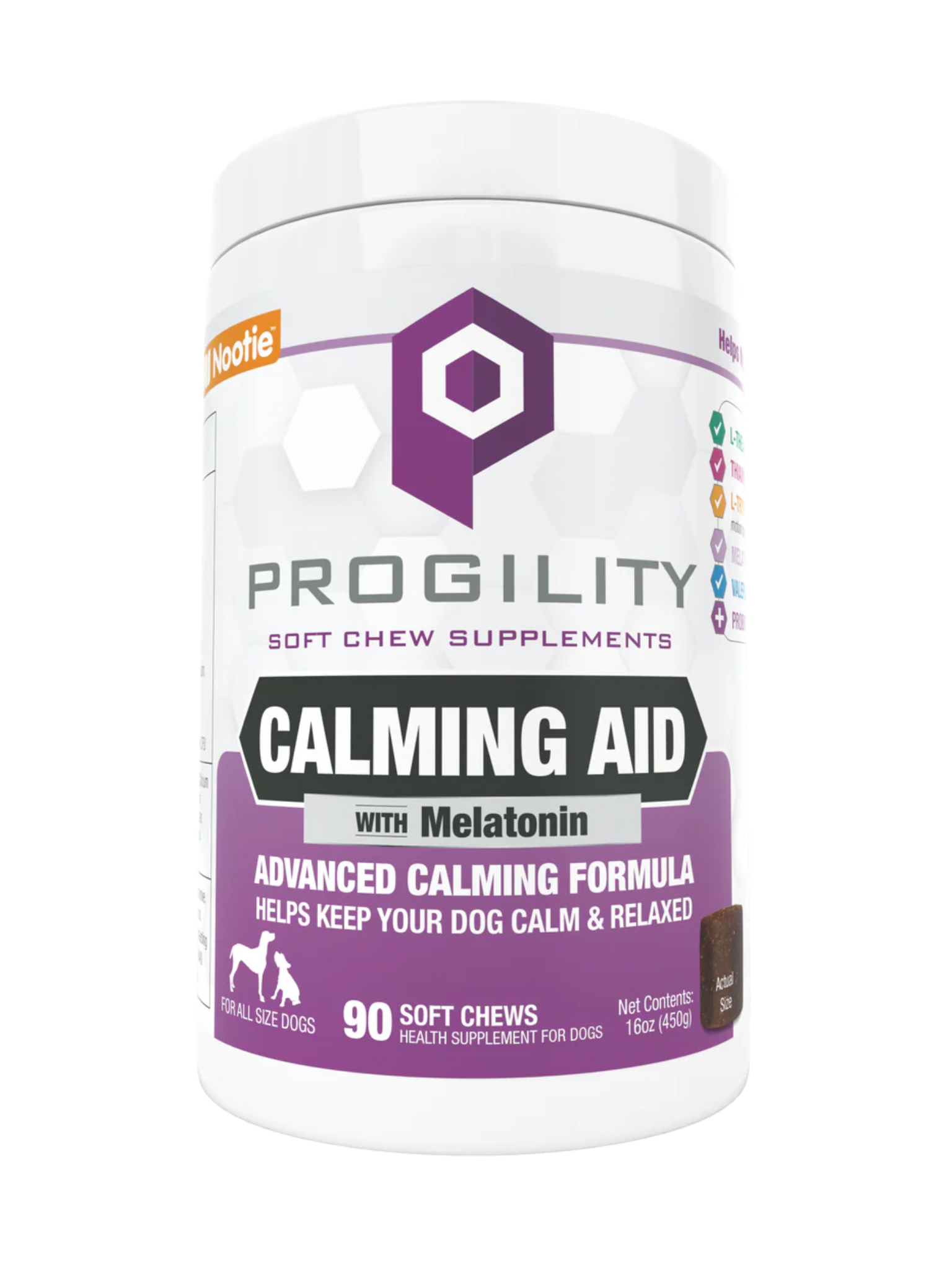 PROGILITY - Supplément calmant 90 bouchées. Bêtes Gourmandes, boutique spécialisée alimentation, éducation et sports pour chiens à Québec.
