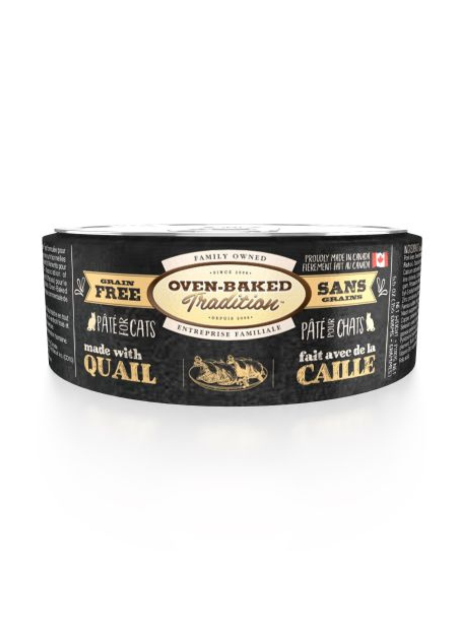 OBT - Pâté de caille pour chat. Bêtes Gourmandes, boutique spécialisée alimentation, éducation et sports pour chiens à Québec.