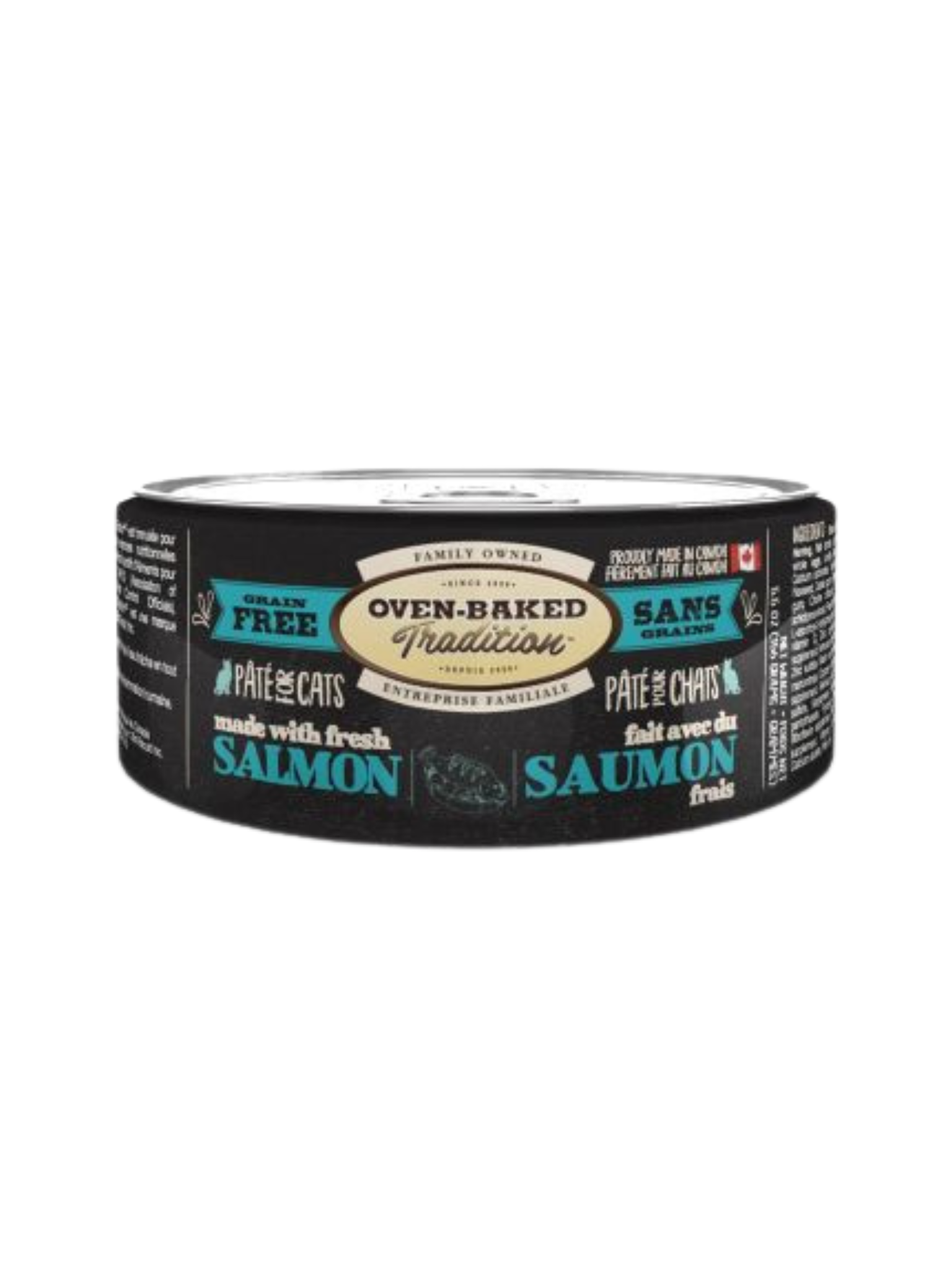 OBT - Pâté de saumon pour chat. Bêtes Gourmandes, boutique spécialisée alimentation, éducation et sports pour chiens à Québec.