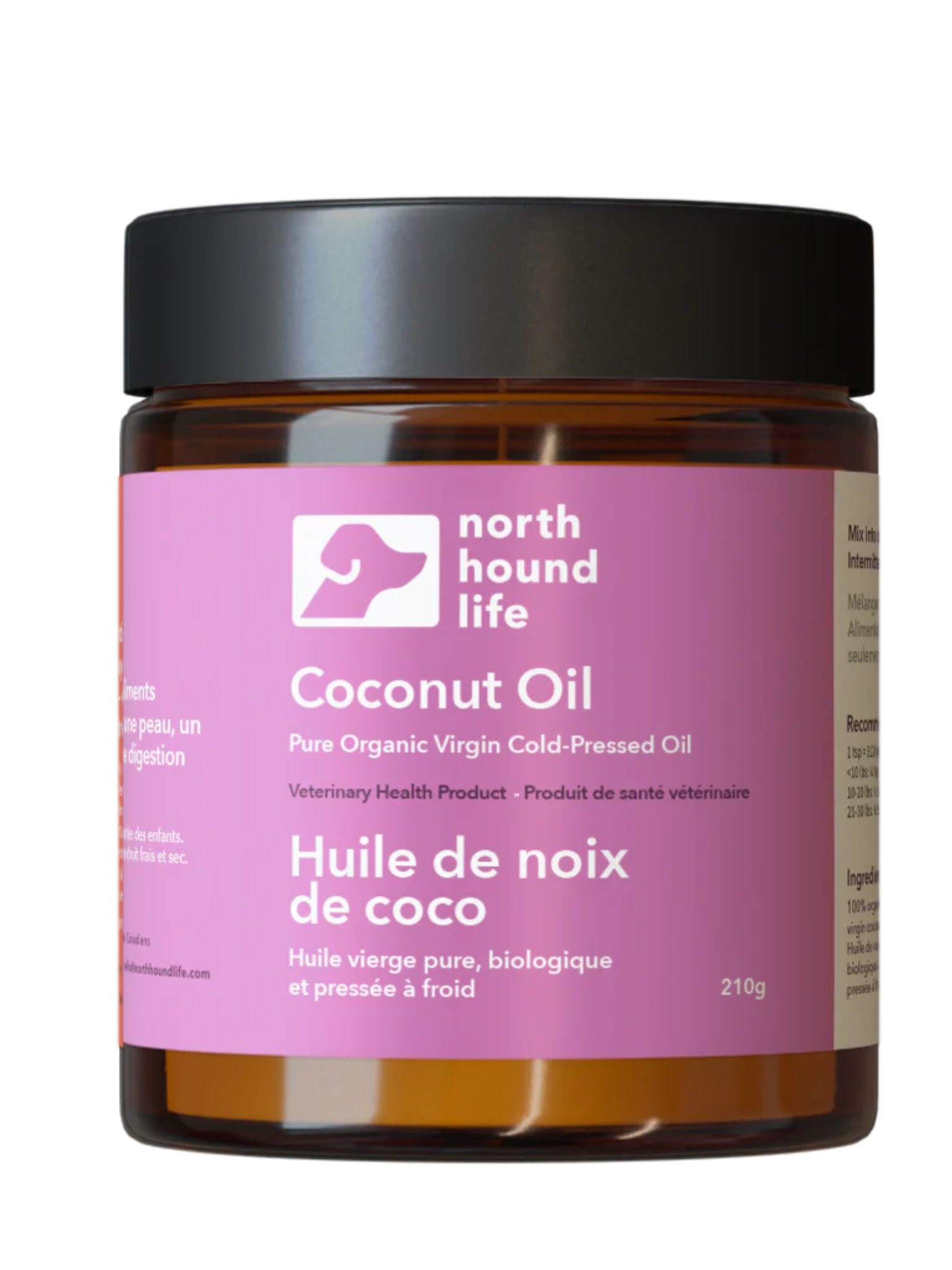 NORTH HOUND LIFE - Huile de noix de coco 210g