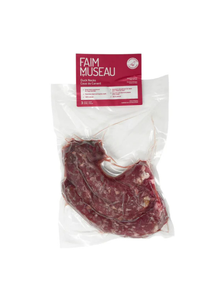 Faim Museau - Cous De Canard (3X). Bêtes Gourmandes, spécialiste en nourriture et produits pour chien et chat en ligne et en magasin à Québec.
