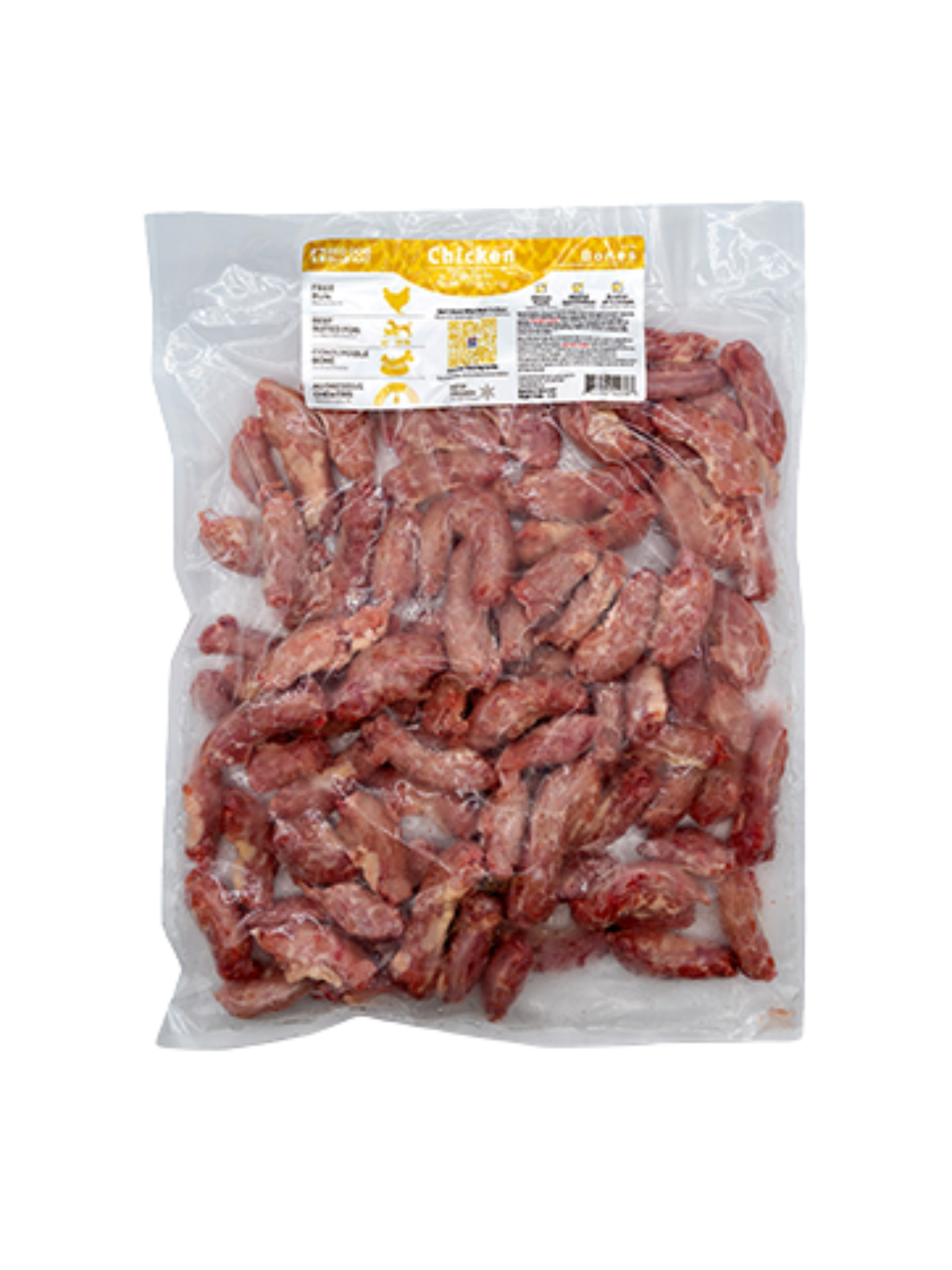 RDBK - Paquet de cou de poulet crue 4lbs. Bêtes Gourmandes, boutique spécialisée alimentation, éducation et sports pour chiens à Québec.