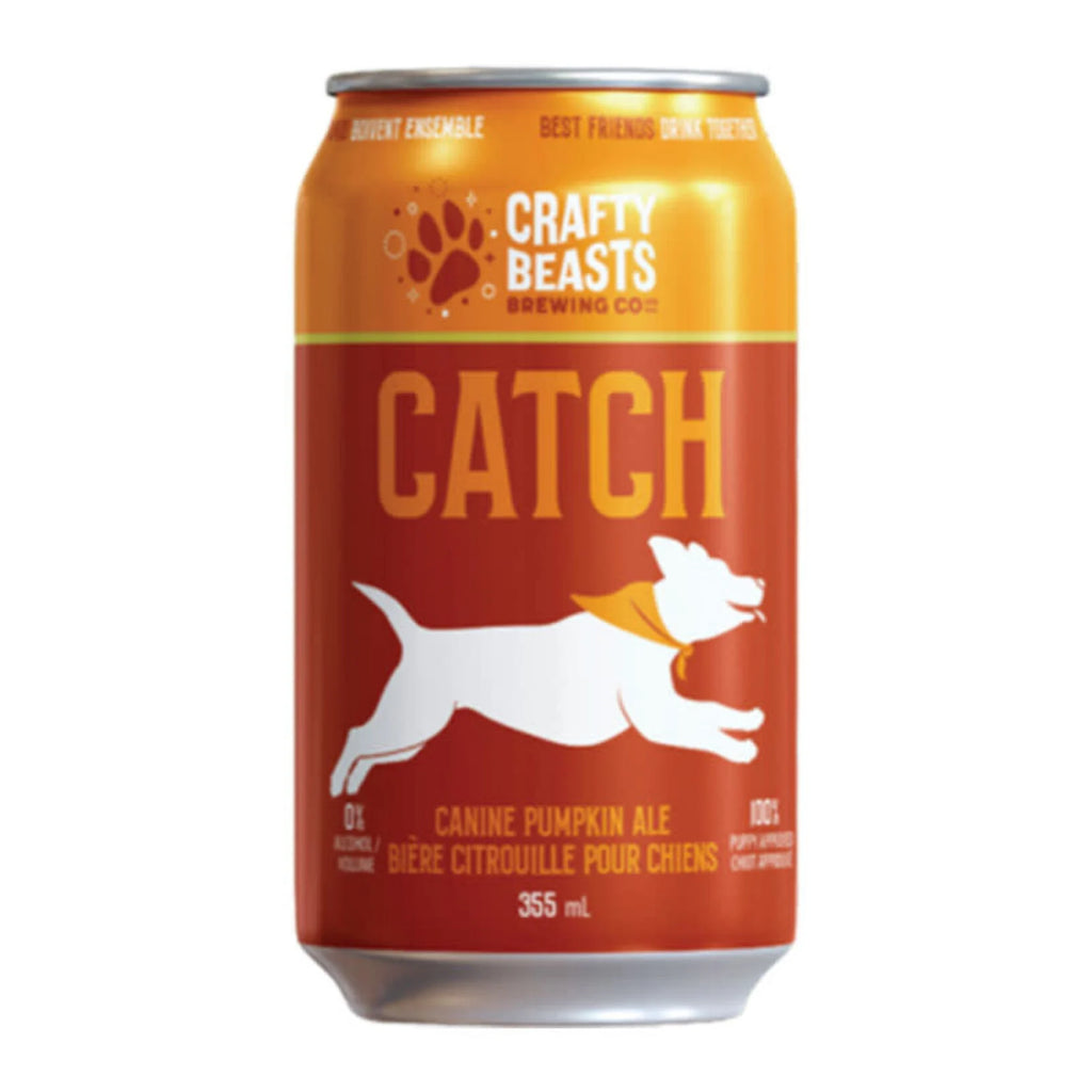 CRAFTY BEAST - Bière à la citrouille pour chien. Bêtes Gourmandes, boutique spécialisée alimentation, éducation et sports pour chiens à Québec.
