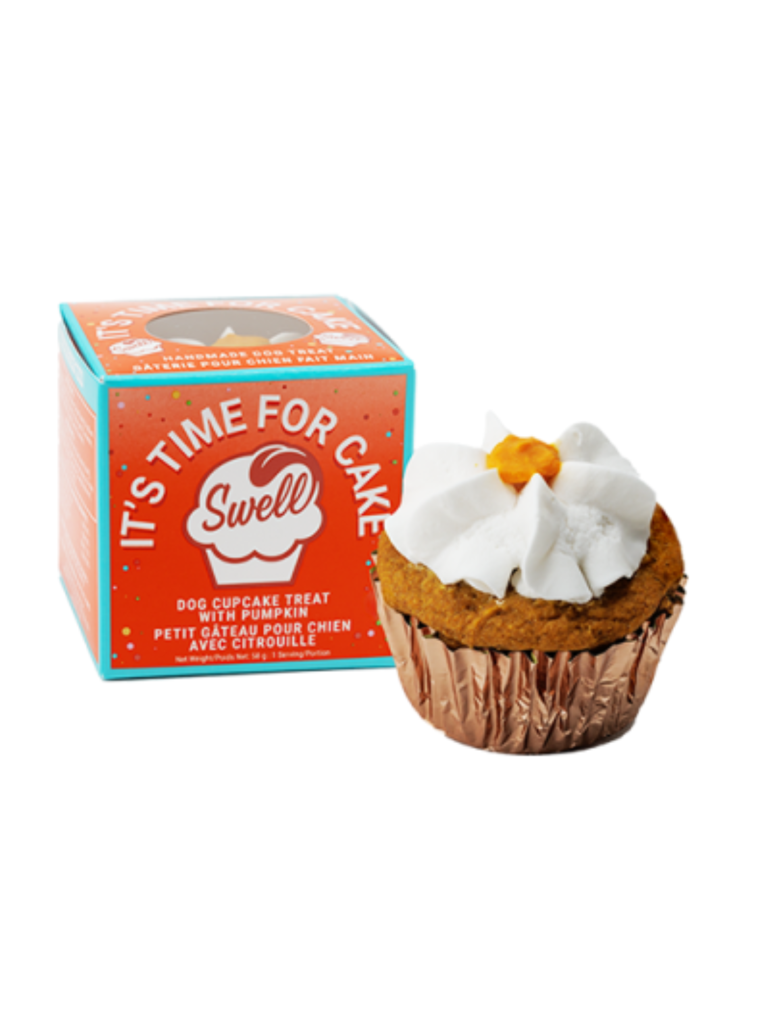 SWELL - Cupcake pour chien à la citrouille