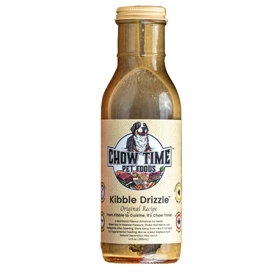 CHOW TIME - Vinaigrette topper pour chien. Bêtes Gourmandes, boutique spécialisée alimentation, éducation et sports pour chiens à Québec.