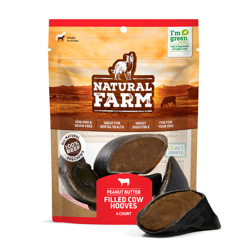 NARURAL FARM PET - Sabot farci au beurre d'arachide. Bêtes Gourmandes, boutique spécialisée alimentation, éducation et sports pour chiens à Québec.
