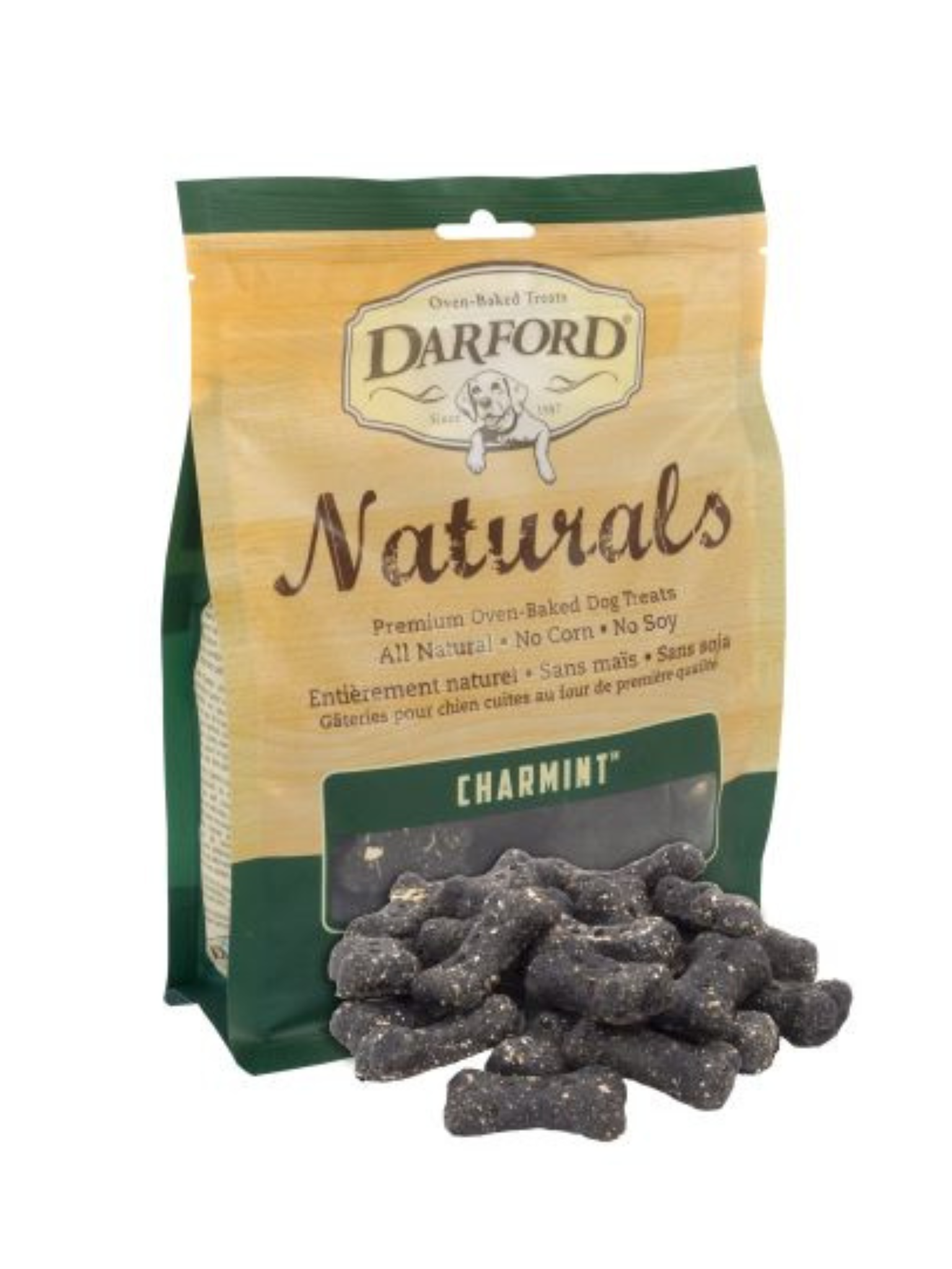 DARFORD - Gâterie au charbon 400g. Bêtes Gourmandes, boutique spécialisée alimentation, éducation et sports pour chiens à Québec.