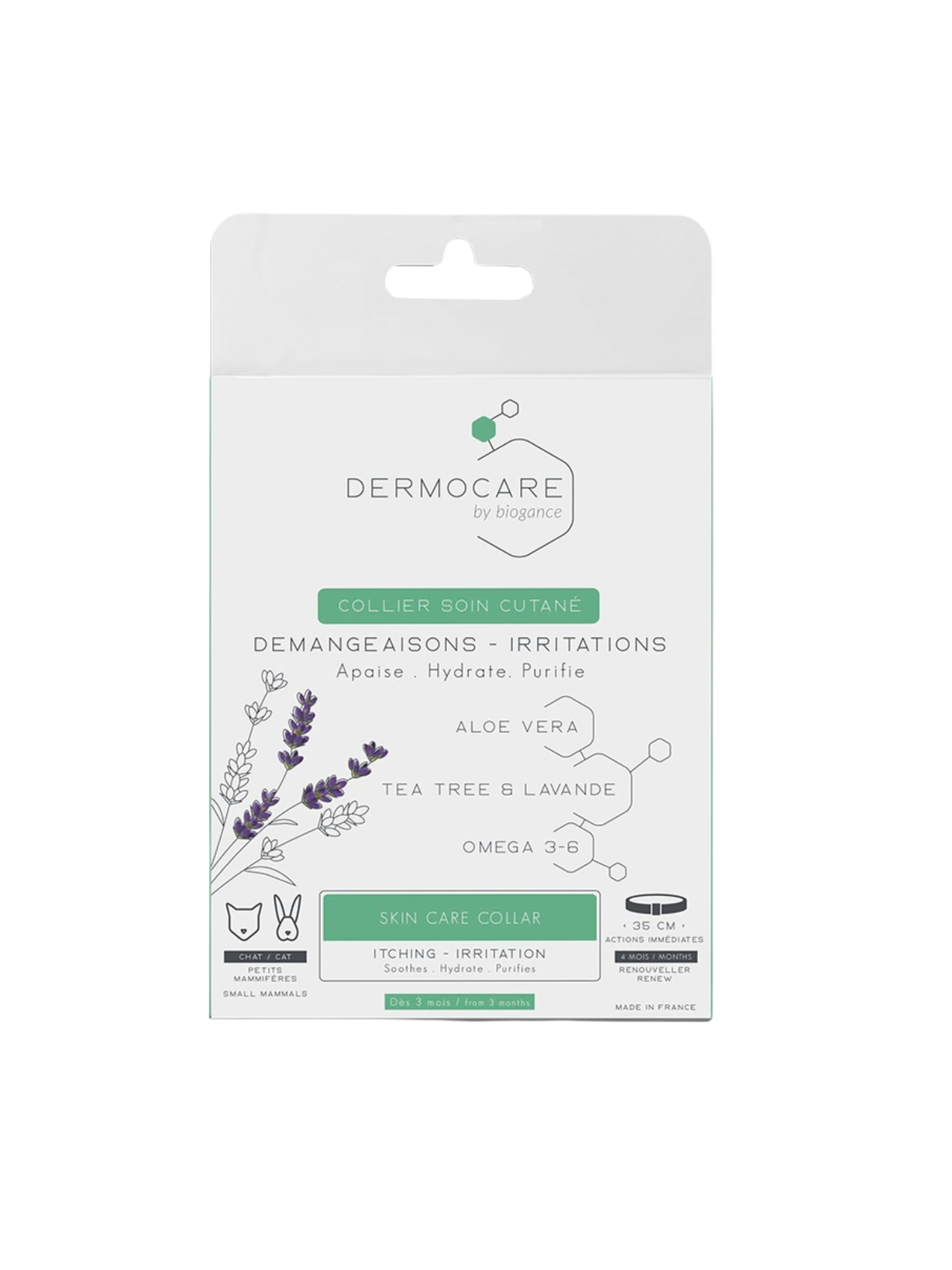 BIOGANCE - Collier dermocare pour chat. Bêtes Gourmandes, boutique spécialisée alimentation, éducation et sports pour chiens à Québec.