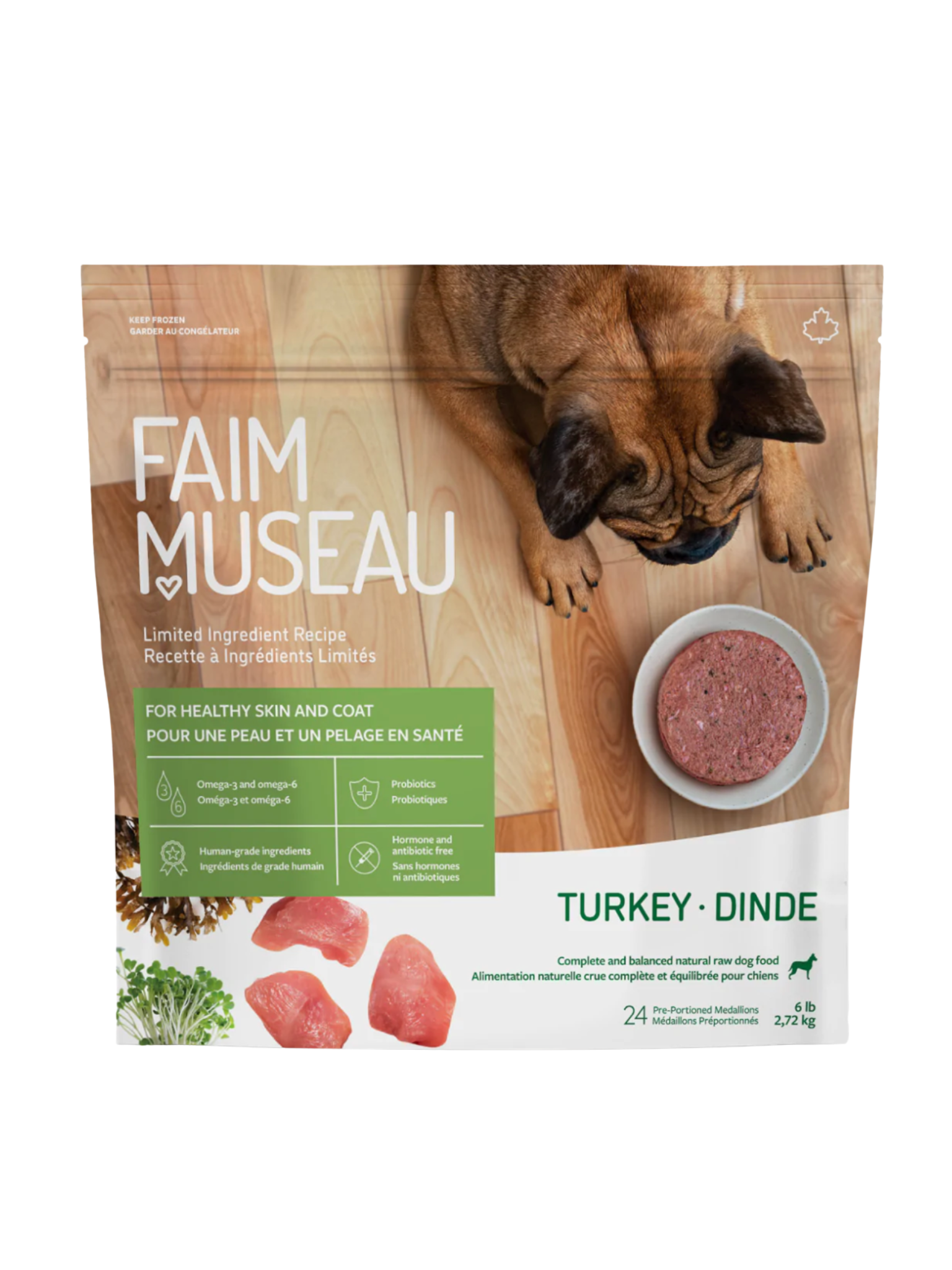 FAIM MUSEAU - Simplement dinde pour chien