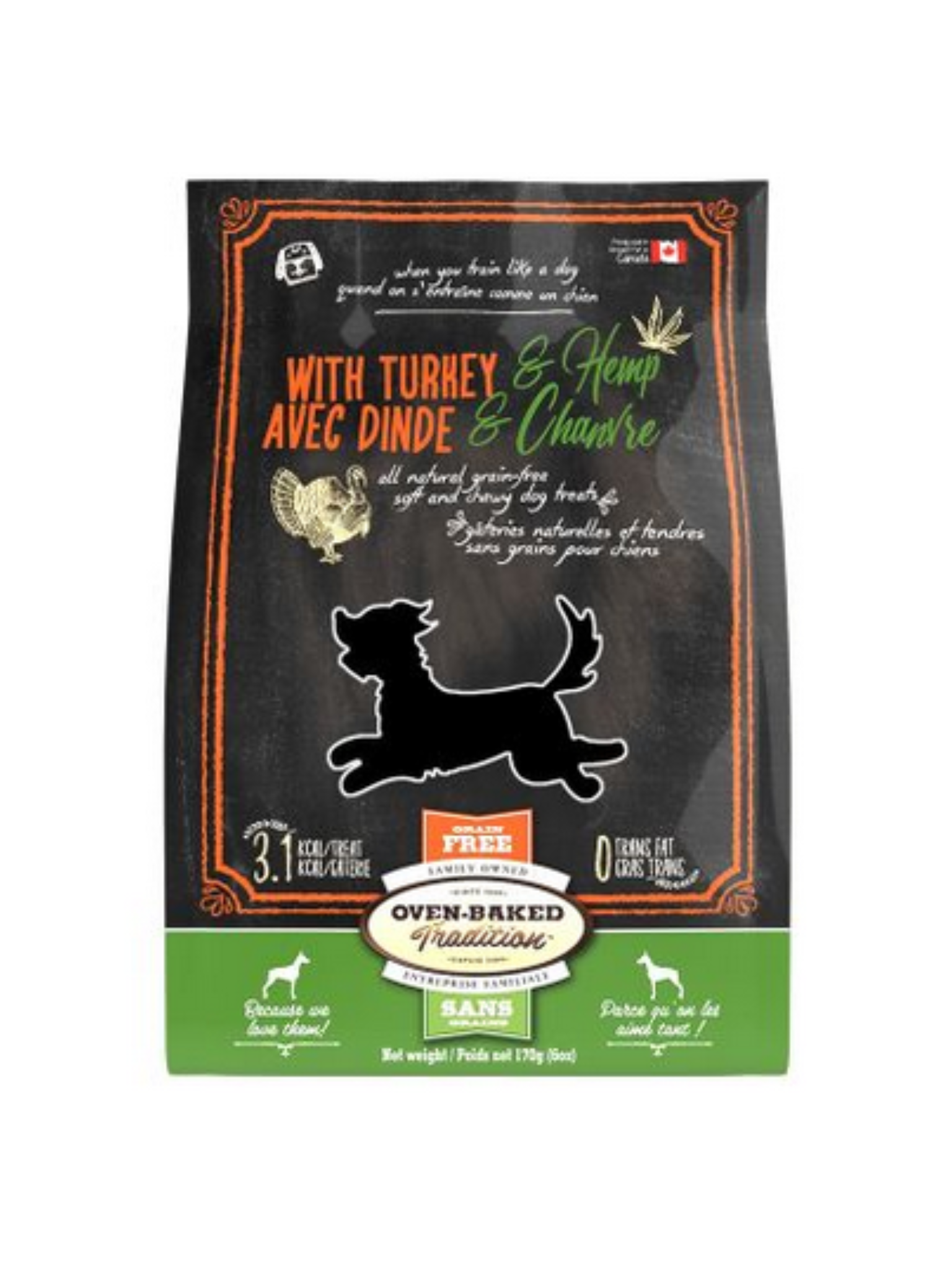 Obt - Gâteries Tendres Dinde & Chanvre 170G. Bêtes Gourmandes, spécialiste en nourriture et produits pour chien et chat en ligne et en magasin à Québec.