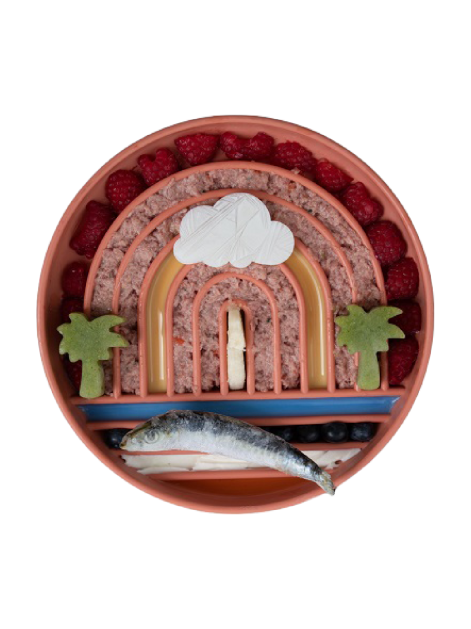 Bol ralentisseur arc-en-ciel
