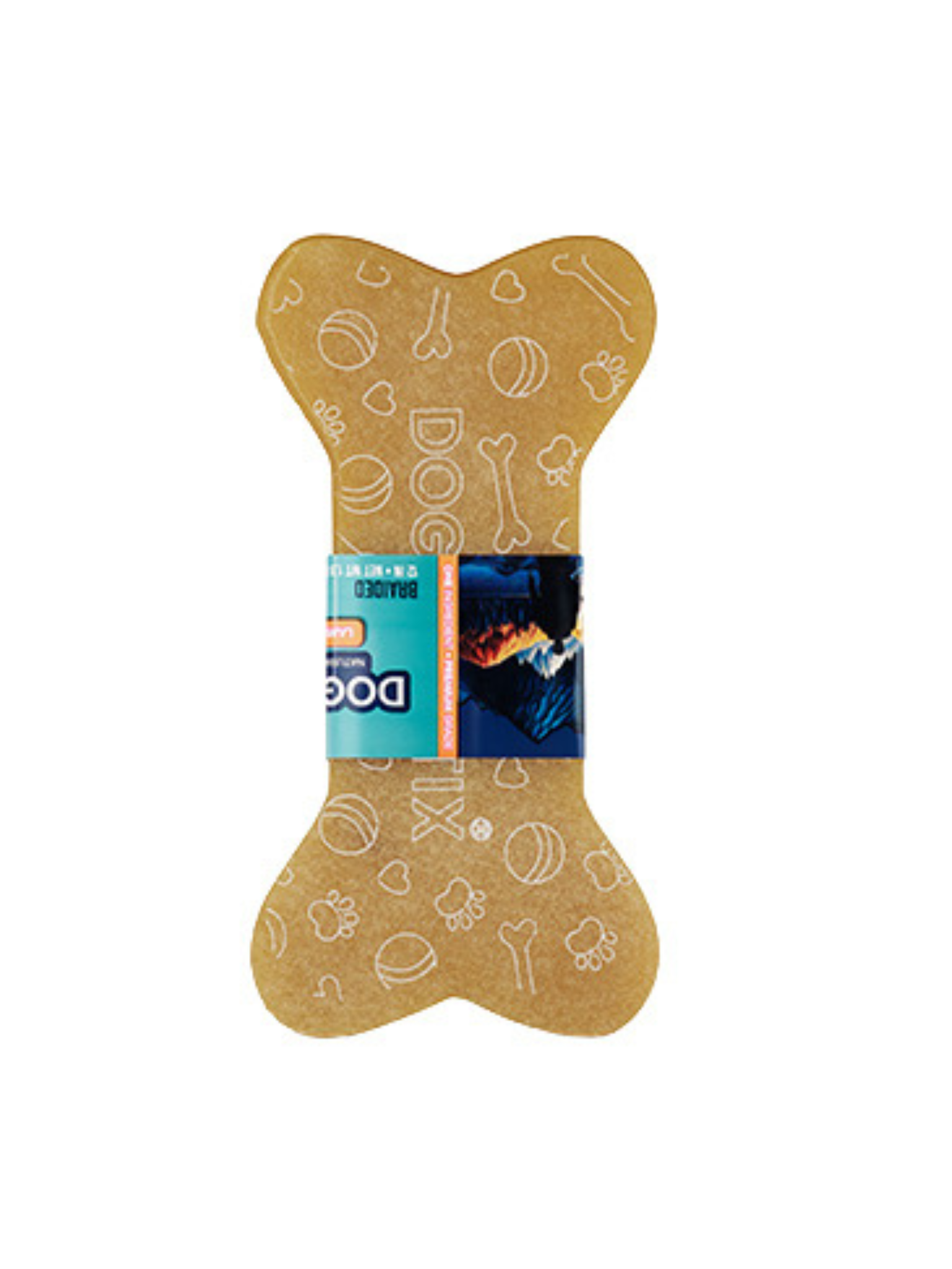 DOGGINSTIX - Os plat de collagène 6po. Bêtes Gourmandes, boutique spécialisée alimentation, éducation et sports pour chiens à Québec.