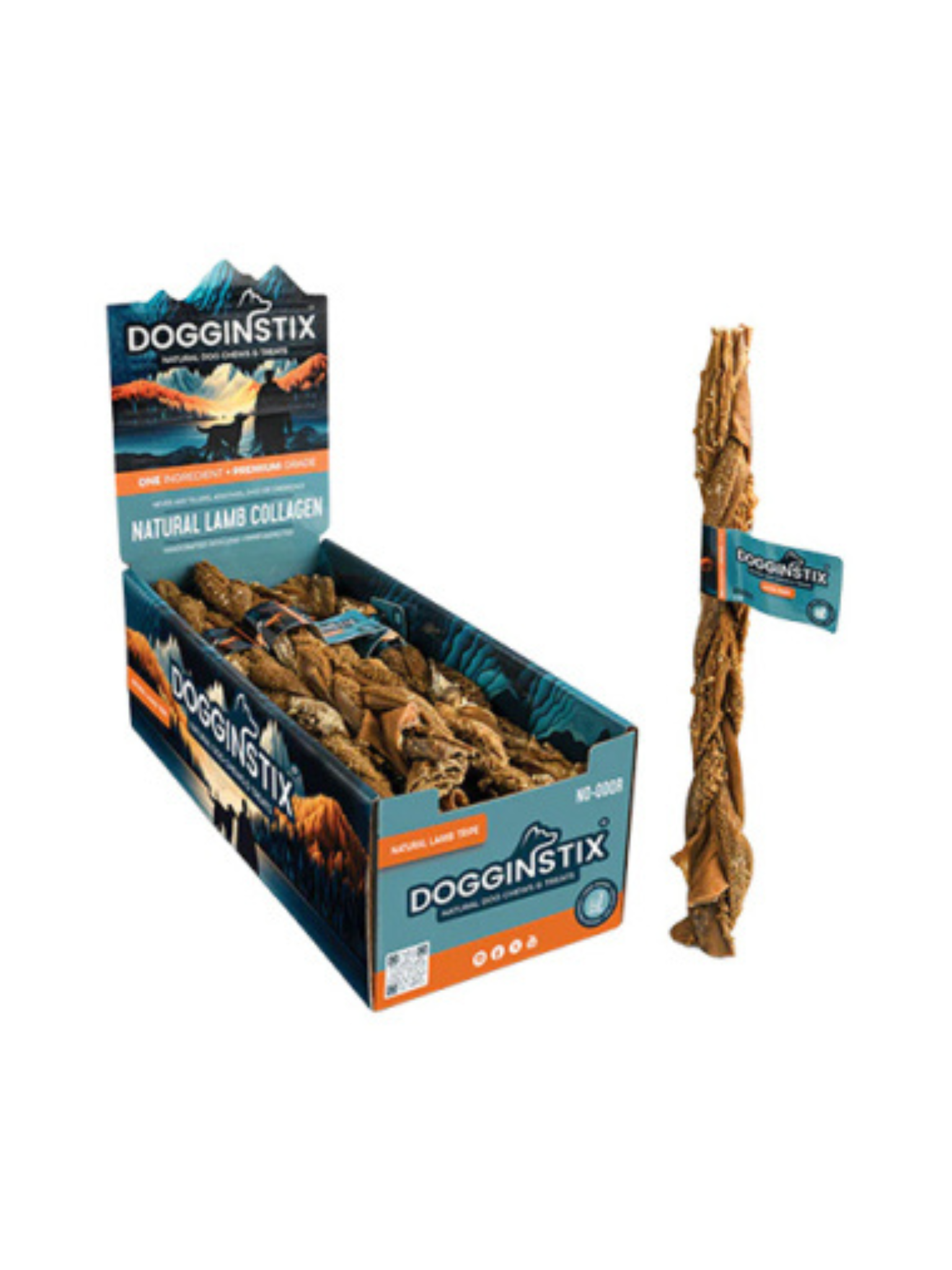 DOGGINSTIX - Tripe d'agneau 12 po