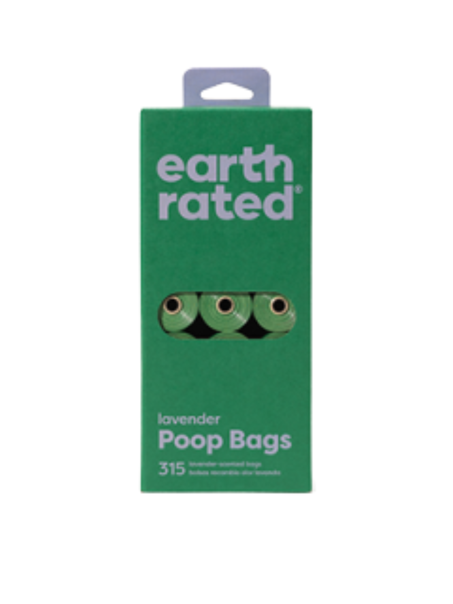 Earthrated - Sacs À Caca 21 Rouleaux (315 Sacs)  Odeur Lavande. Bêtes Gourmandes, spécialiste en nourriture et produits pour chien et chat en ligne et en magasin à Québec.