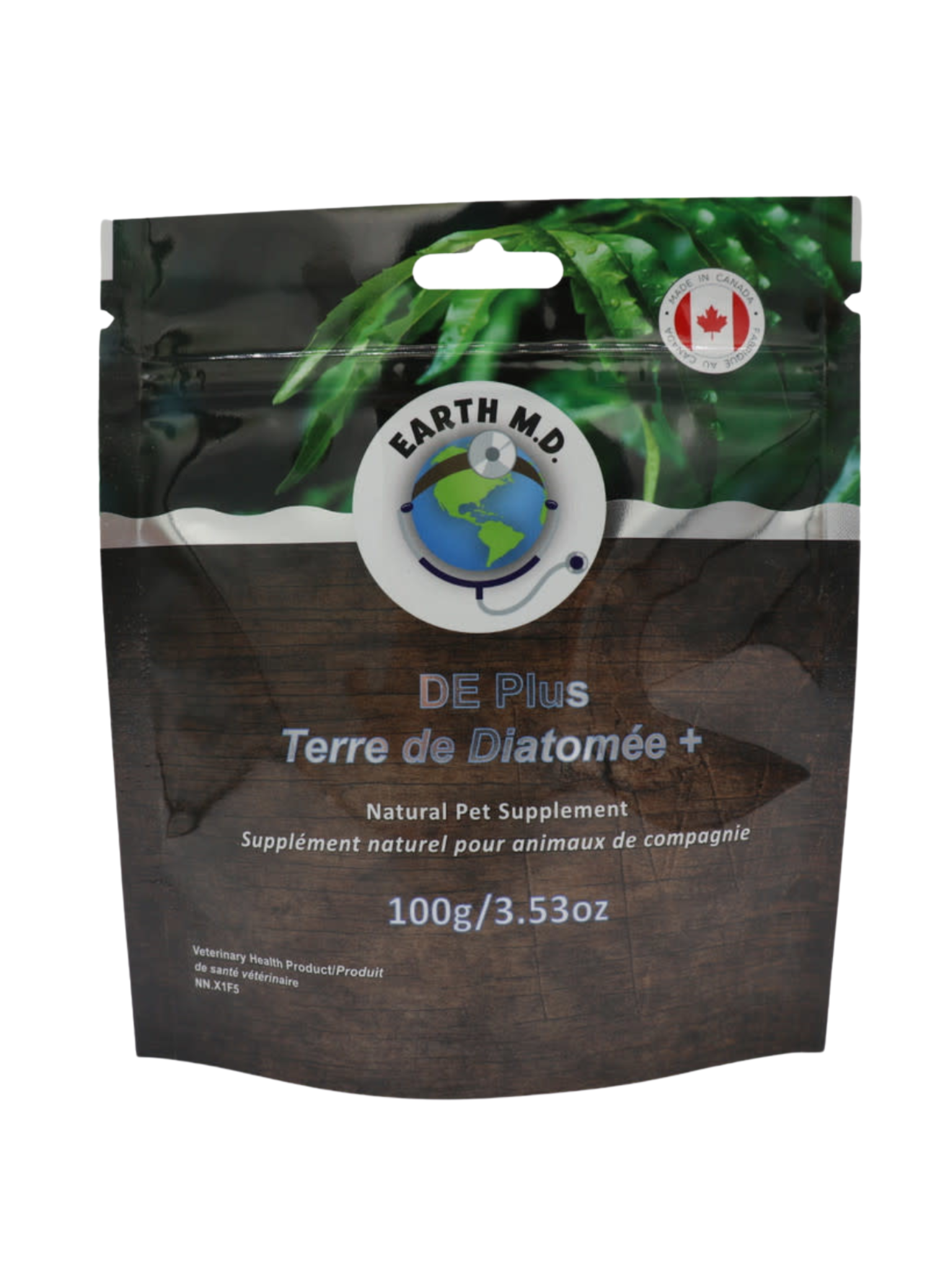 Earth Md - De+ Terre De Diatomée 100G. Bêtes Gourmandes, spécialiste en nourriture et produits pour chien et chat en ligne et en magasin à Québec.