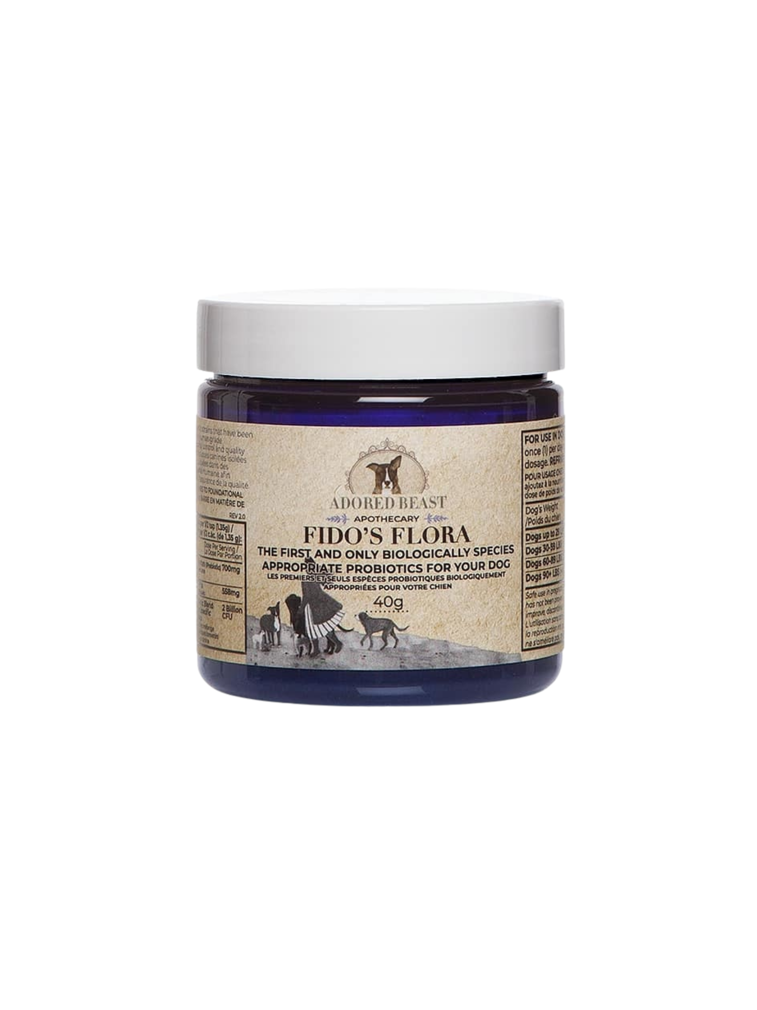 Adored Beast - Fidos Flora. Bêtes Gourmandes, spécialiste en nourriture et produits pour chien et chat en ligne et en magasin à Québec.