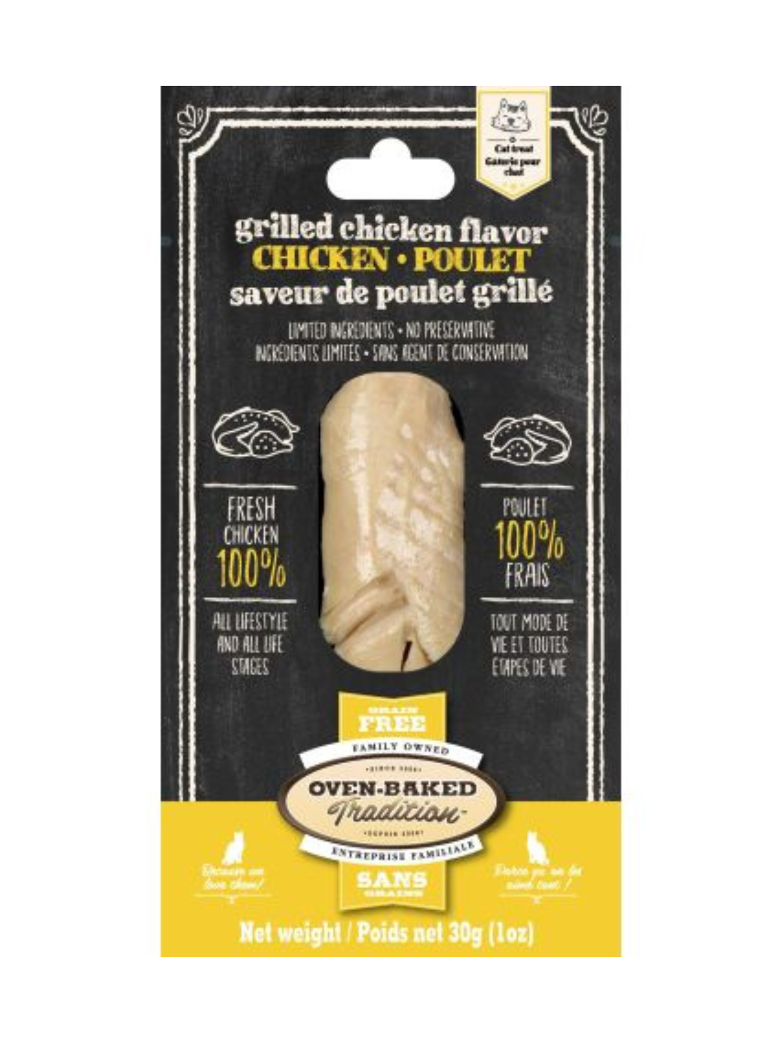 OBT - Filet de poulet pour chat. Bêtes Gourmandes, boutique spécialisée alimentation, éducation et sports pour chiens à Québec.