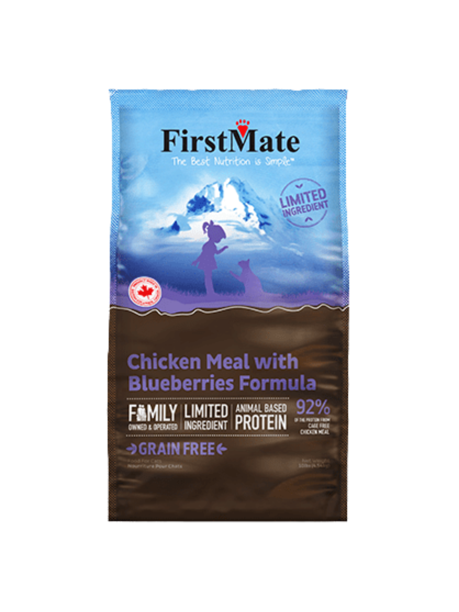 Notre recette de poulet et bleuets utilise du poulet en liberté et sans cage comme protéine de viande unique avec une forte inclusion de bleuets pour leurs bienfaits antioxydants. Bêtes Gourmandes spécialiste en produits et nutrition pour chien et chat à Québec.