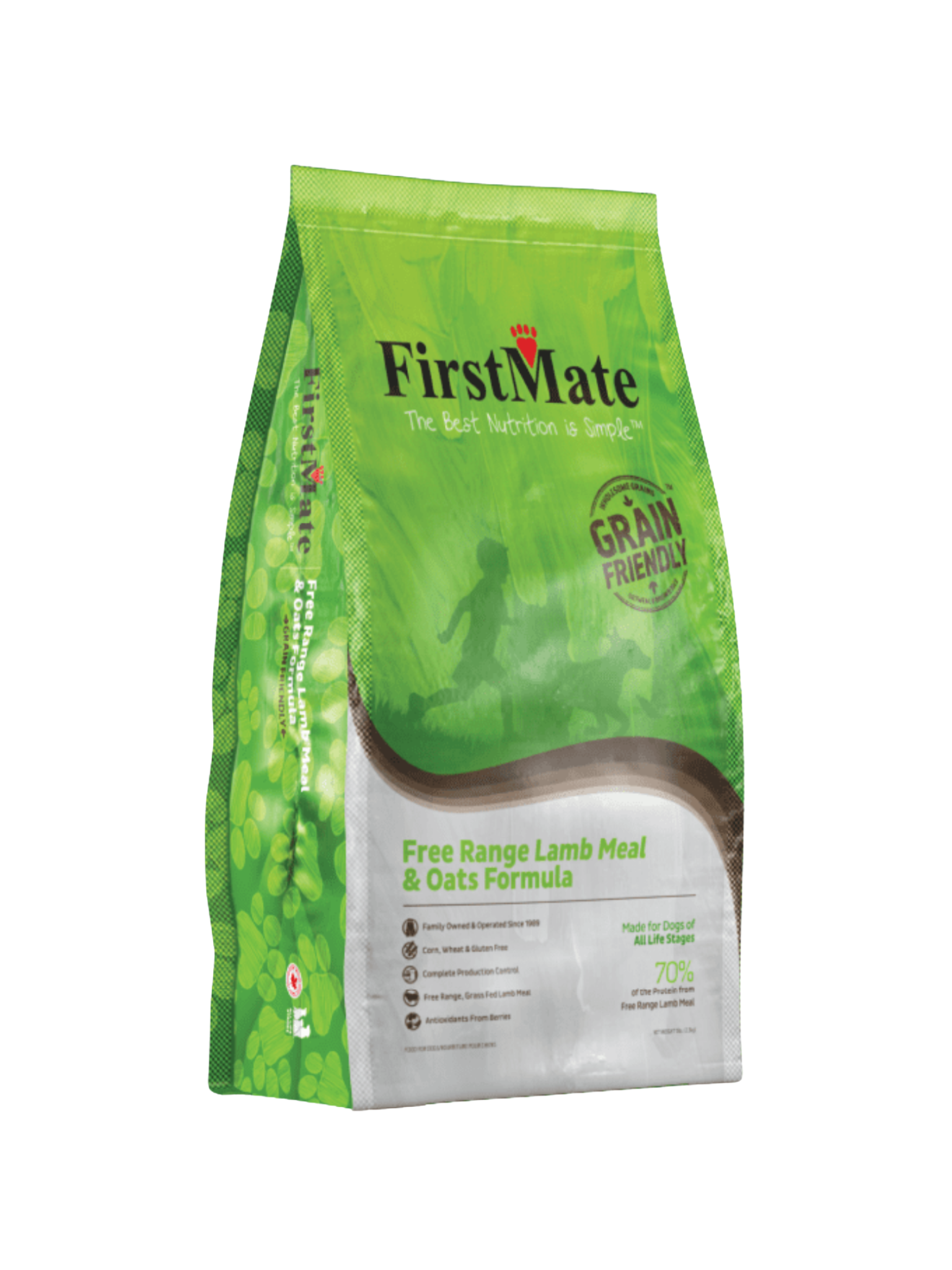 Firstmate - Recette agneau et avoine pour chien. Bêtes Gourmandes, boutique spécialisée alimentation, éducation et sports pour chien à Québec.