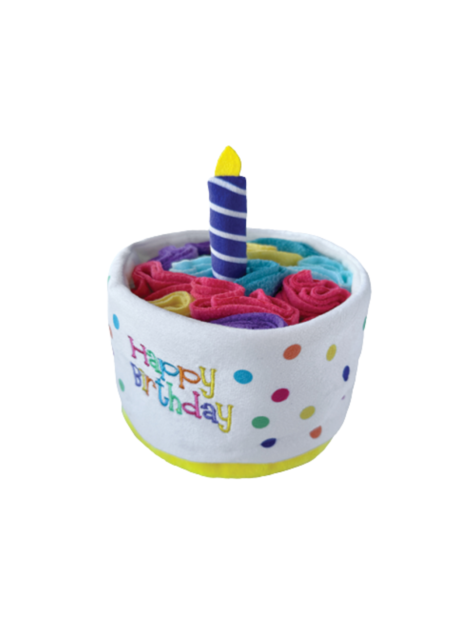 FFB - Jouet de fouille gâteau de fête. Bêtes Gourmandes, boutique spécialisée alimentation, éducation et sports pour chiens à Québec.

