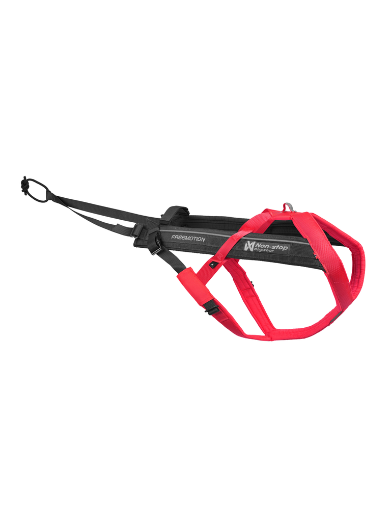 Le Freemotion harness 5.0 de Non-stop dogwear est un harnais de traction réglable. Bêtes Gourmandes, boutique spécialisée chien et chat à Québec.