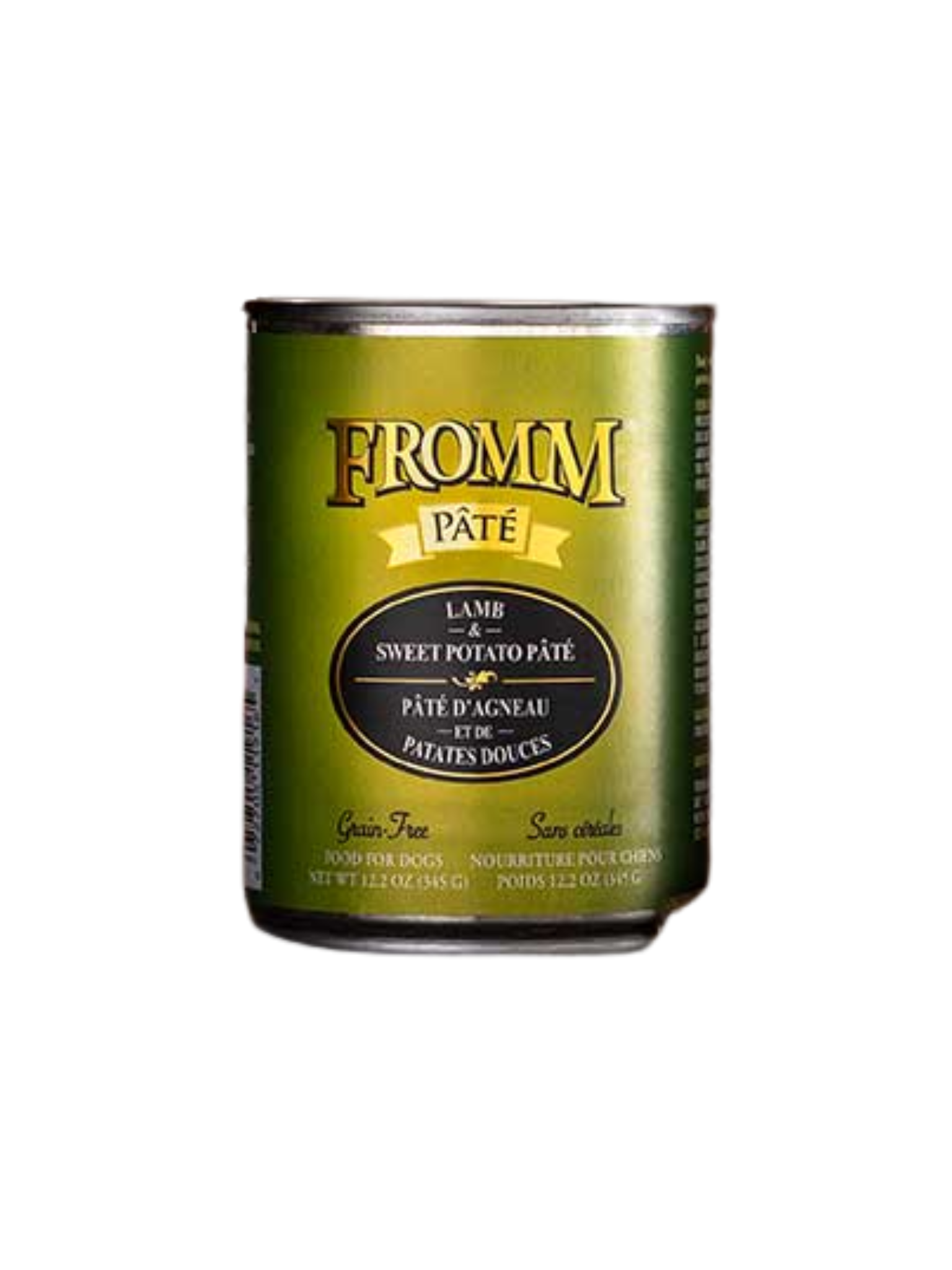 FROMM - Pâté d'agneau et patate douce 345 g. Bêtes Gourmandes, boutique spécialisée alimentation, éducation et sports pour chien à Québec.
