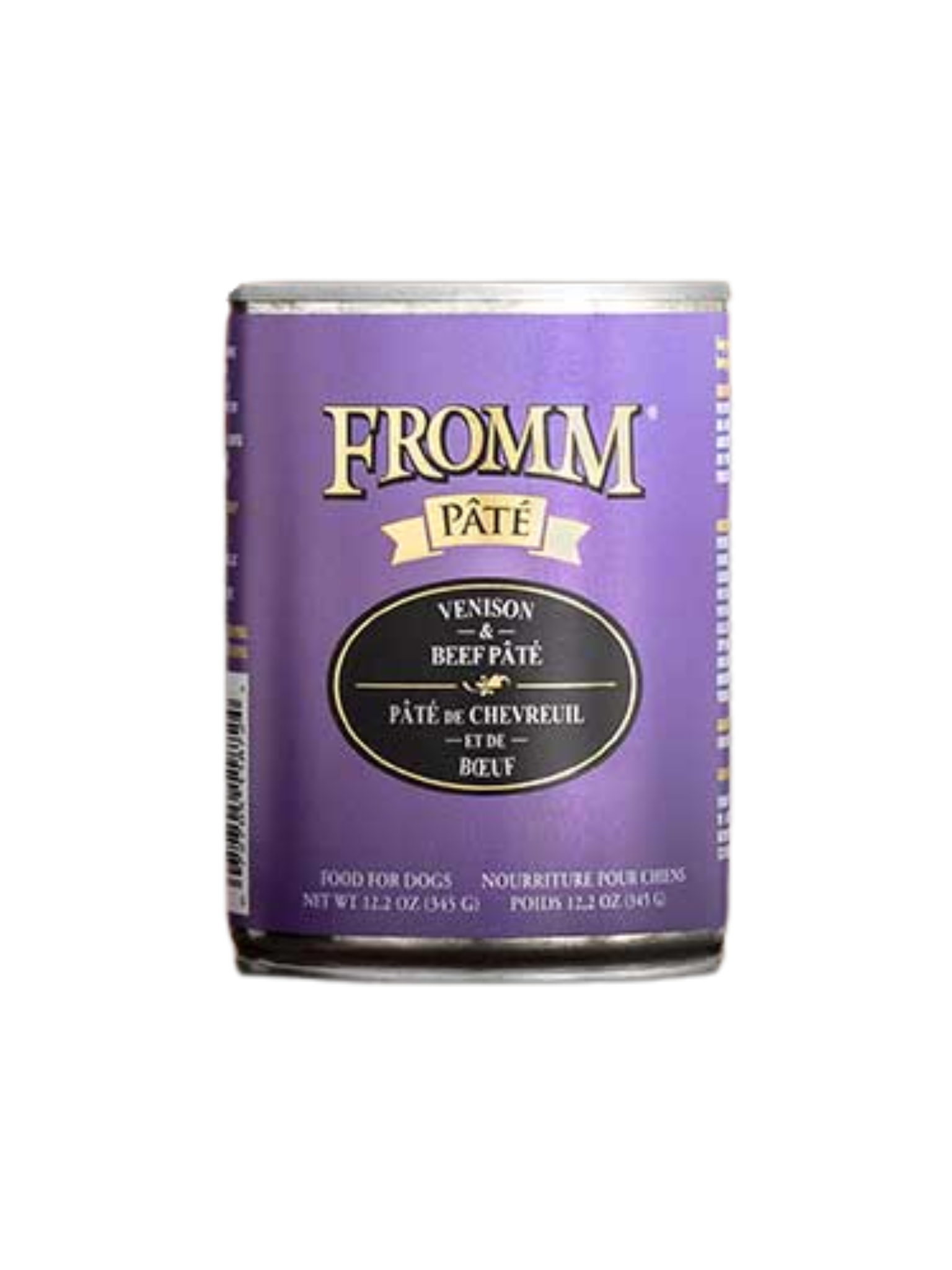 FROMM - Pâté de boeuf et chevreuil 345 g. Bêtes Gourmandes, boutique spécialisée alimentation, éducation et sports pour chien à Québec.