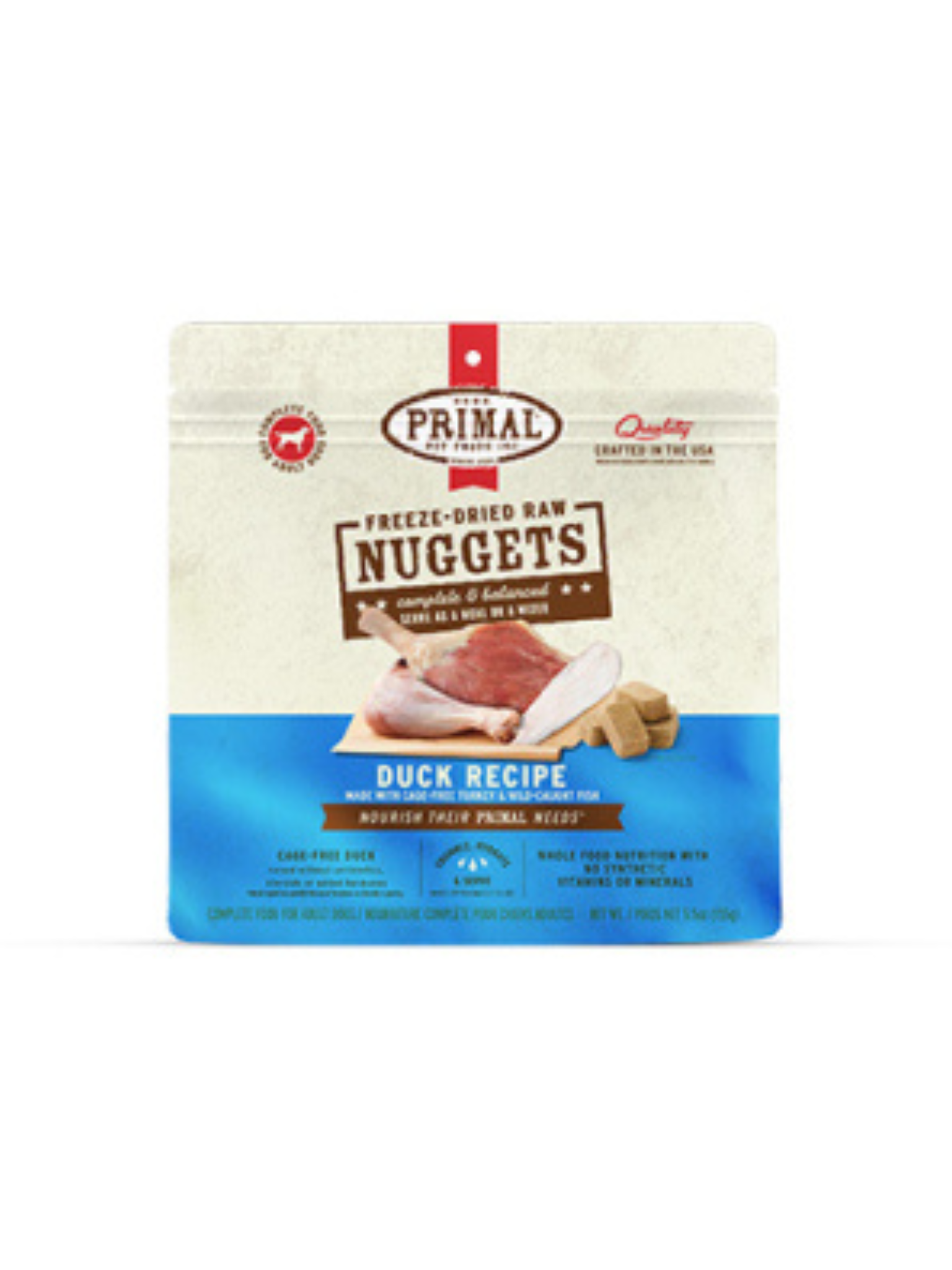 PRIMAL - Galettes lyophilisées au canard pour chien 5.5 oz