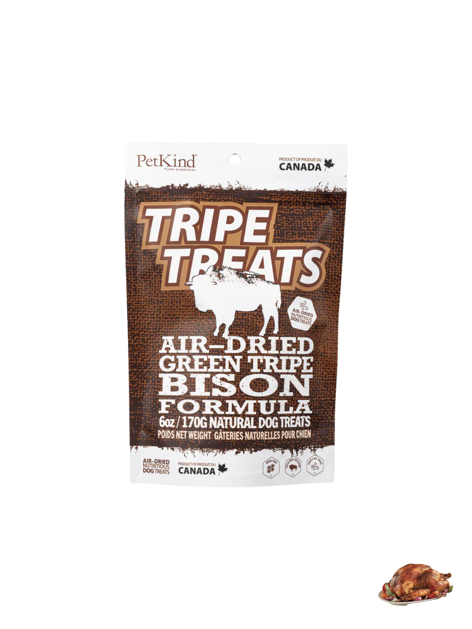 PETKIND - Gâterie tripe de bison