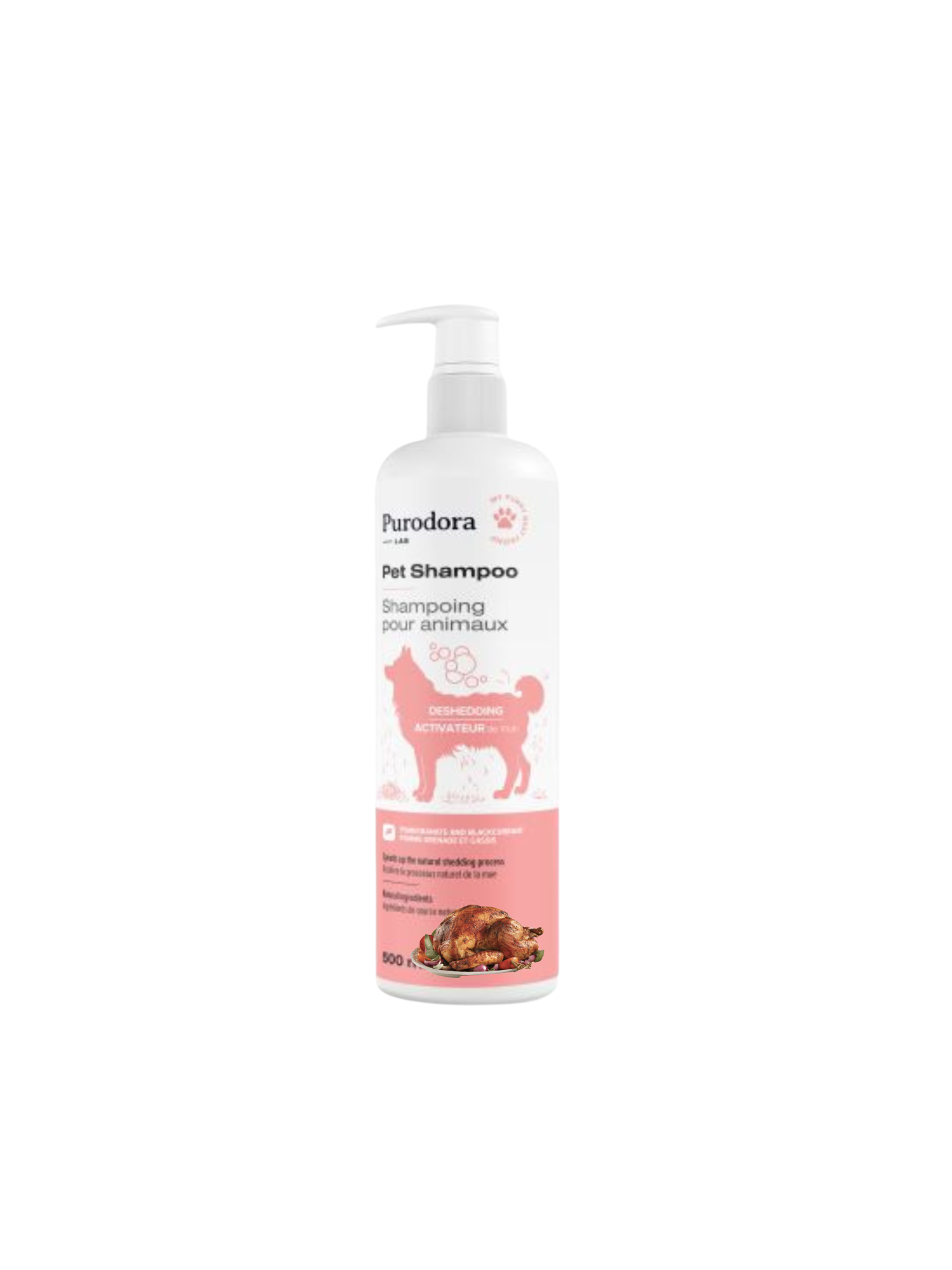 PURODORA - Shampoing activateur de mue pour chien 500ml