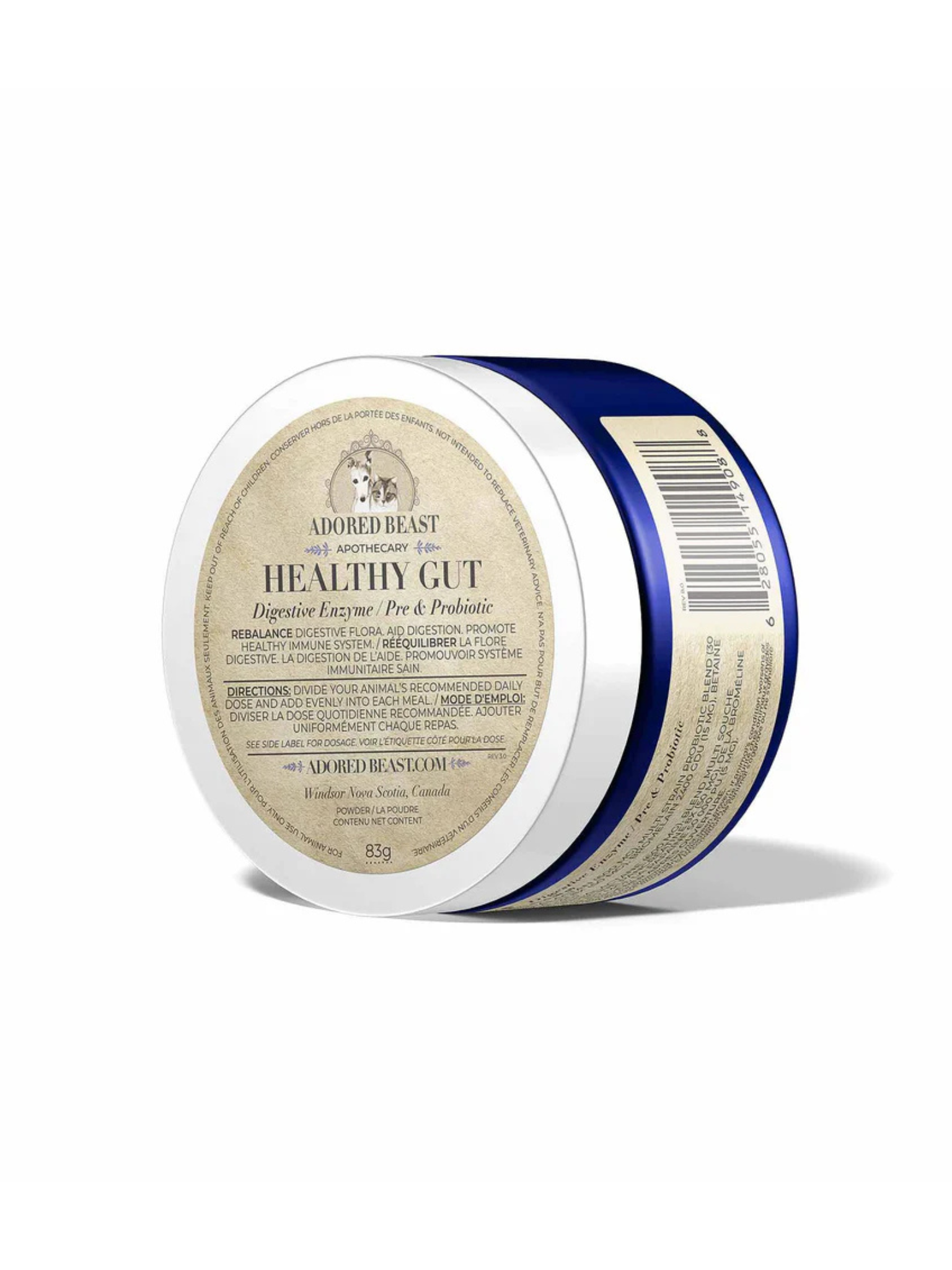 Adored Beast - Healthy Gut. Bêtes Gourmandes, spécialiste en nourriture et produits pour chien et chat en ligne et en magasin à Québec.