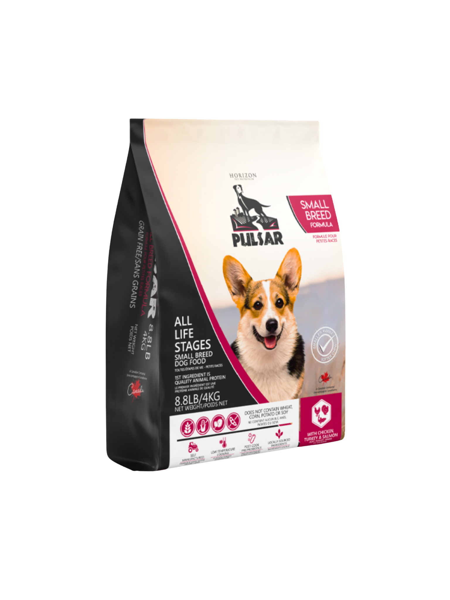 PULSAR - Petite race tout stade de vie. Bêtes Gourmandes, boutique spécialisée alimentation, éducation et sports pour chiens à Québec.

