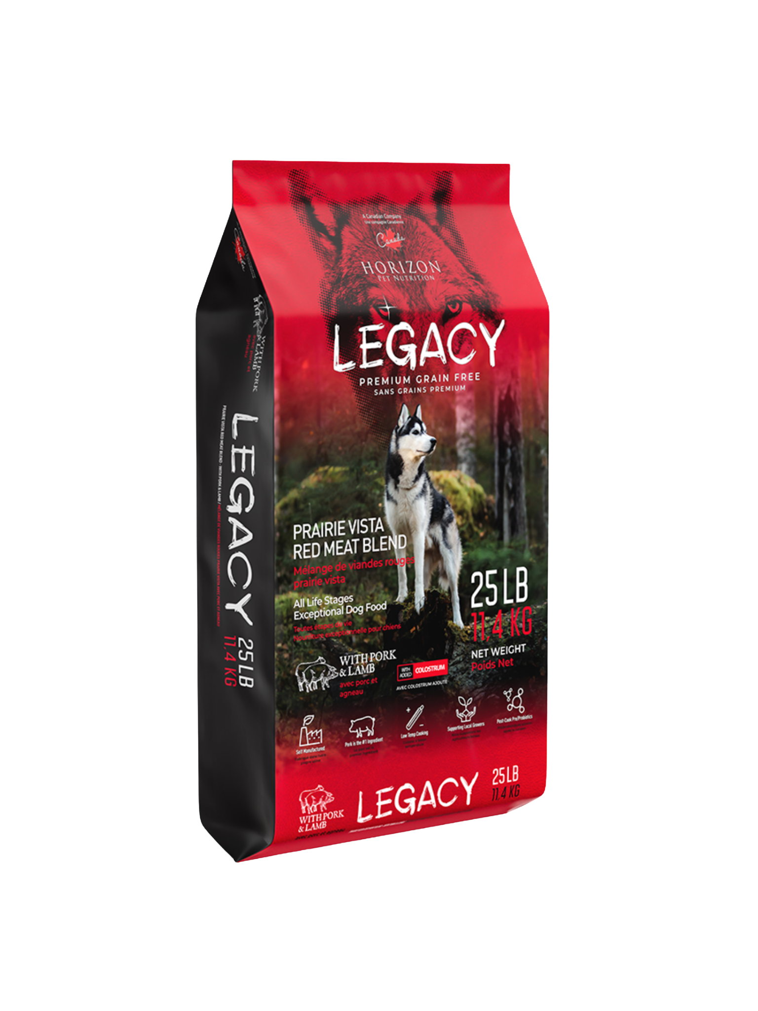 HORIZON - Legacy agneau et porc. Bêtes Gourmandes spécialiste en nutrition et comportement chien et chat à Québec en boutique et en ligne.