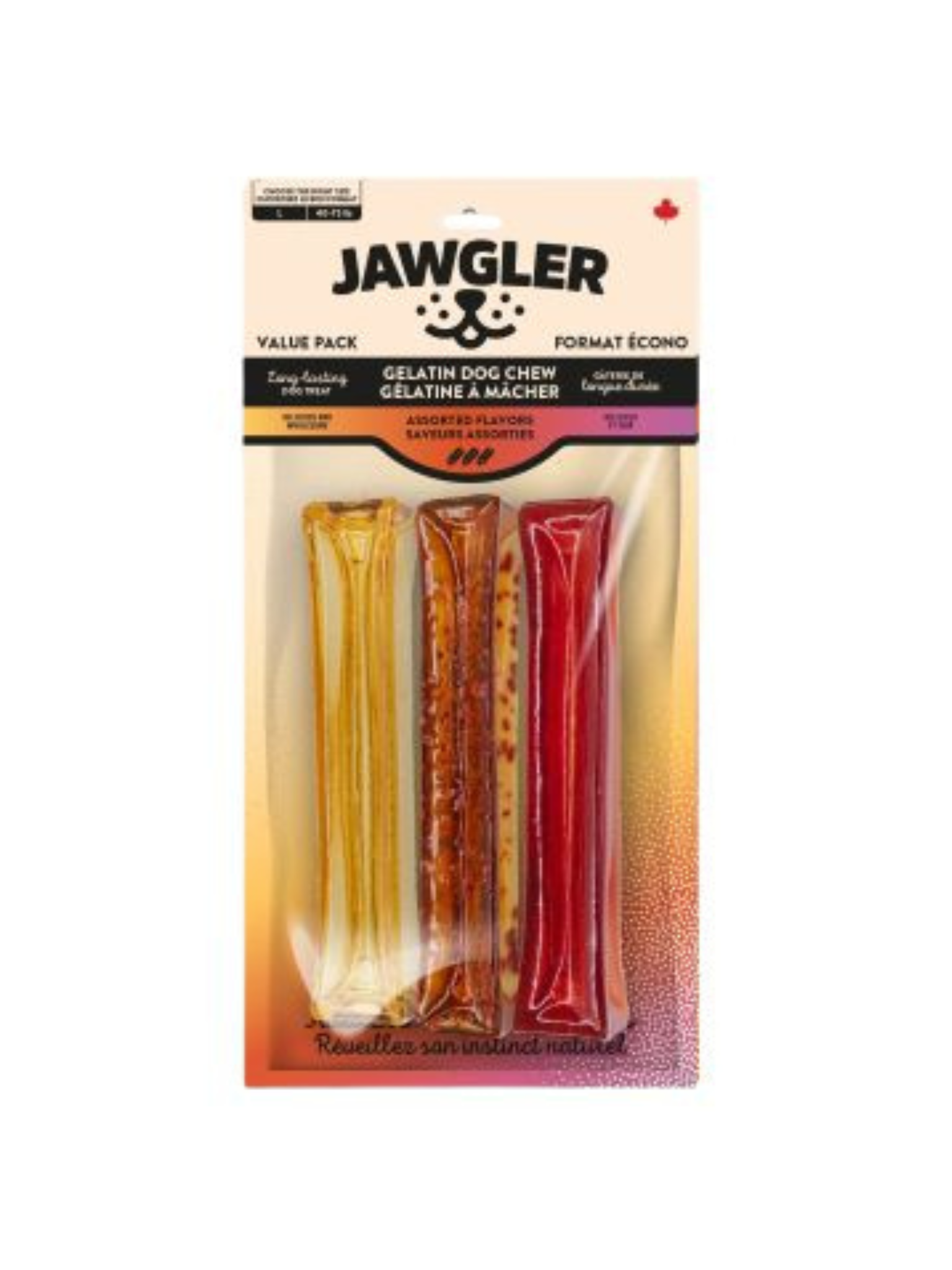 JAWGLER - Paquet de bâton de gélatine (3)
