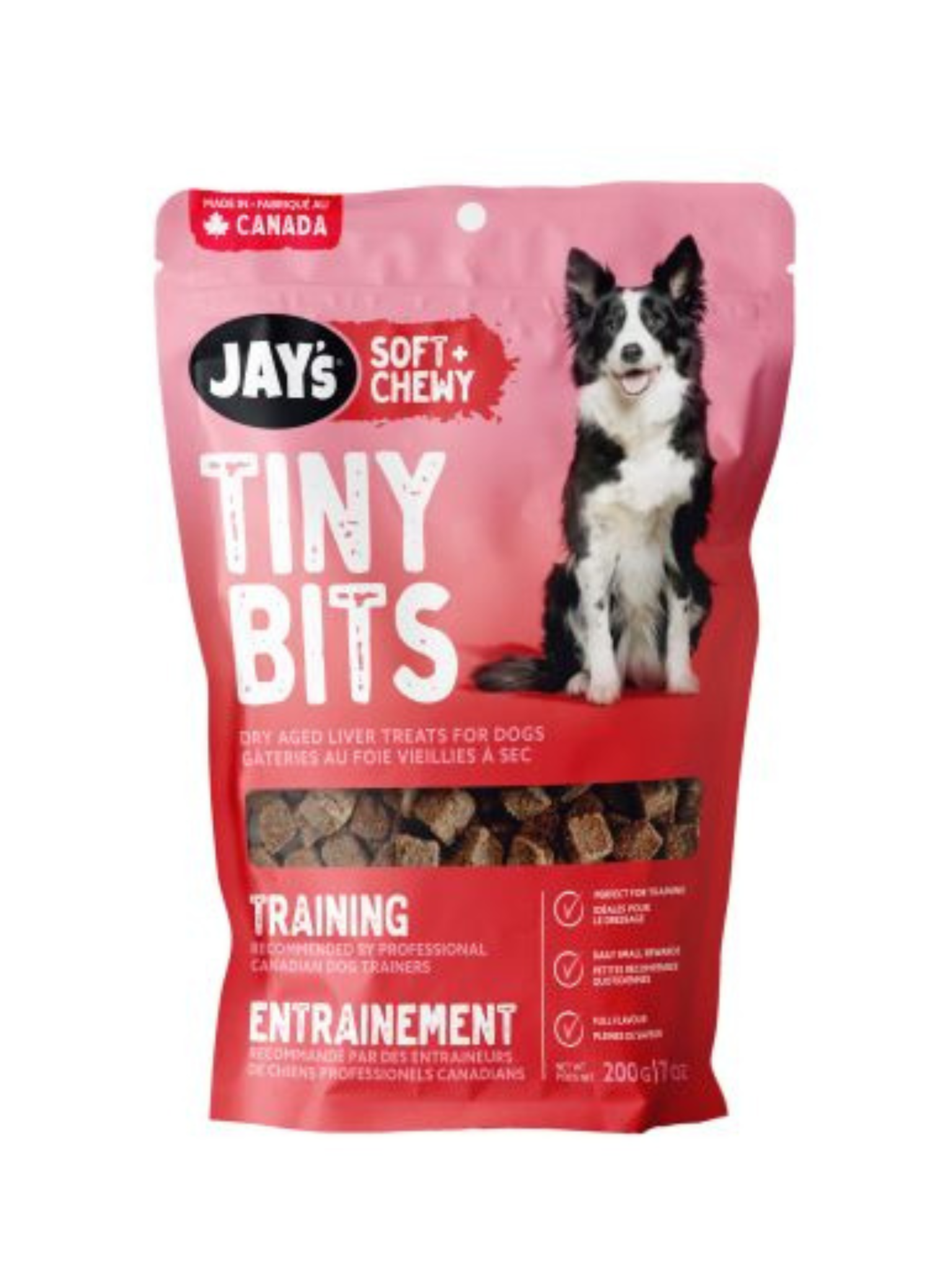 Jay'S - Gâteries D'Entraînement (Porc). Bêtes Gourmandes, spécialiste en nourriture et produits pour chien et chat en ligne et en magasin à Québec.
