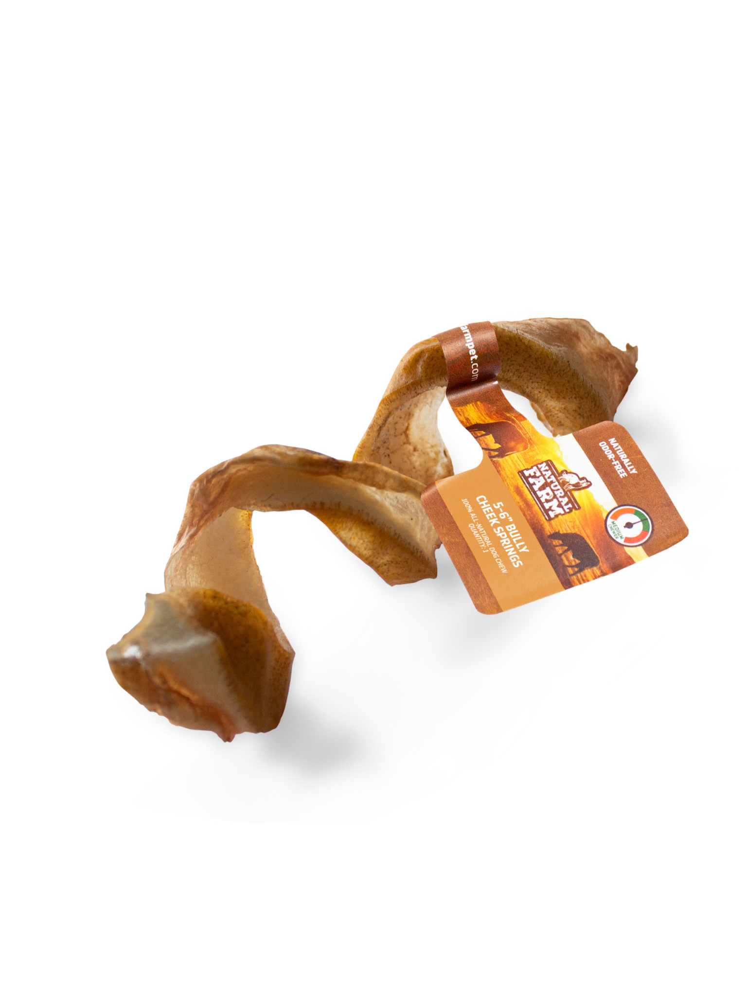 NATURAL FARM - Joue de boeuf en spiral 5-6po. Bêtes Gourmandes, boutique spécialisée alimentation, éducation et sports pour chiens à Québec.