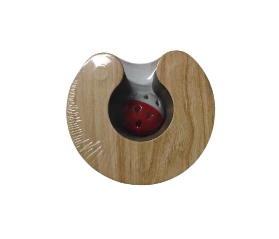 BUD'Z - Jouet cartonné avec balle pour chat. Bêtes Gourmandes, boutique spécialisée alimentation, éducation et sports pour chien à Québec.