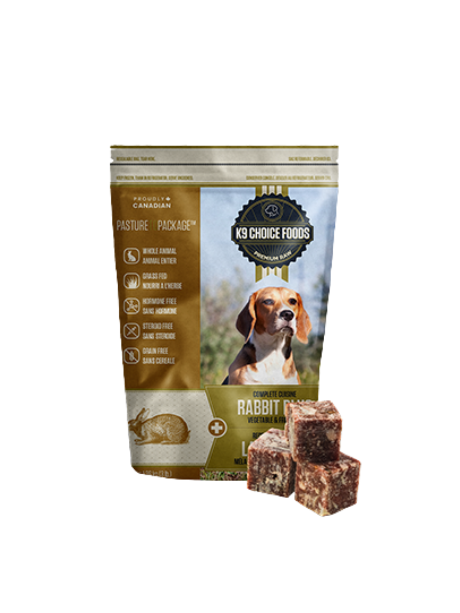 K9 CHOICE - Lapinplus 3 lbs. Boutique Bêtes Gourmandes, Ville de Québec.