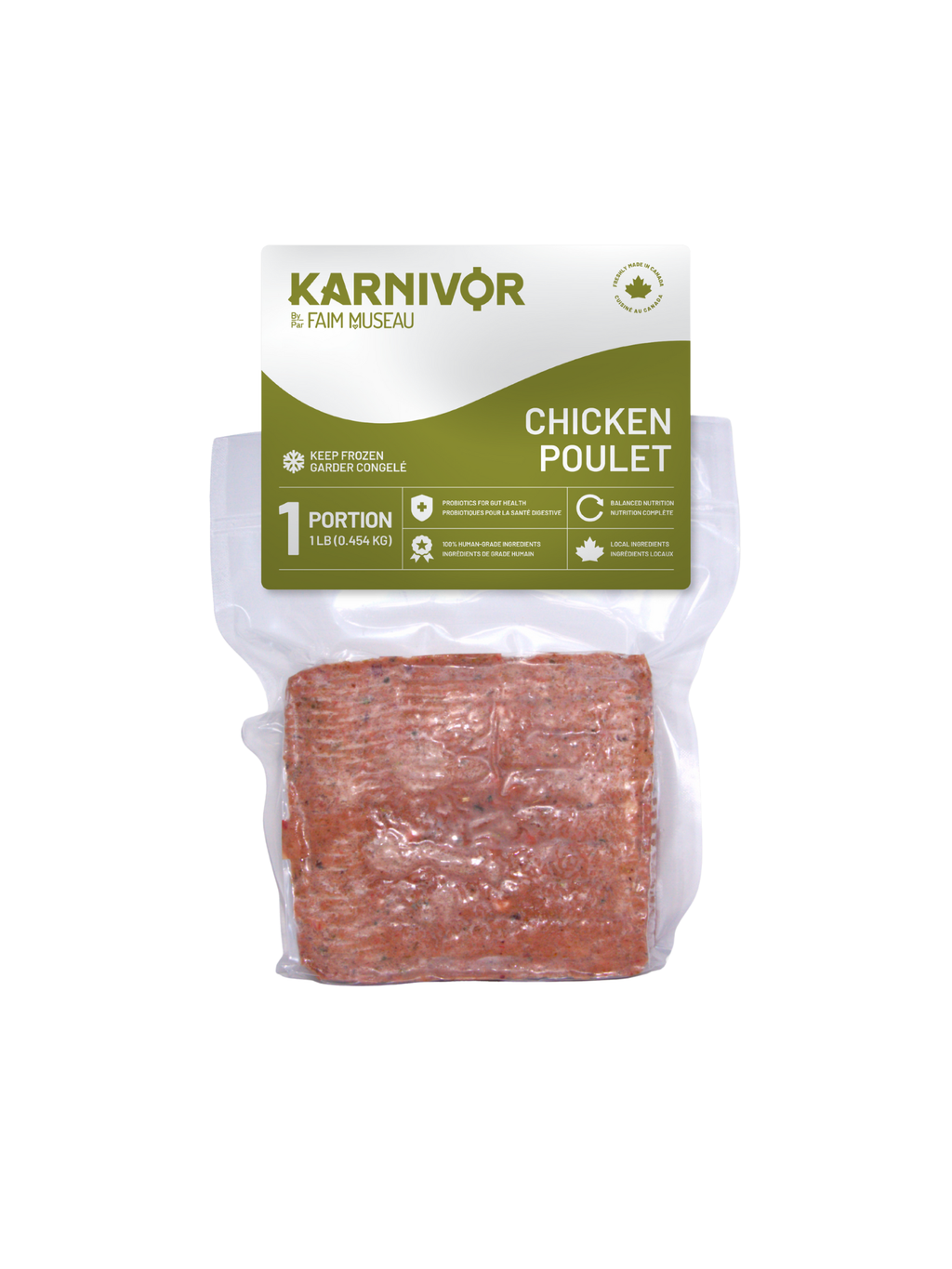 KARNIVOR - Échantillon de 1lbs. Bêtes Gourmandes, boutique spécialisée alimentation, éducation et sports pour chiens à Québec.